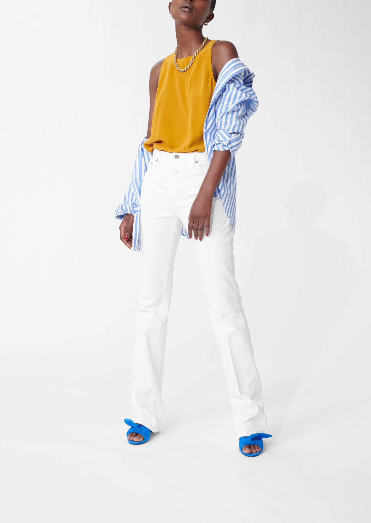 Top Taitia mordoré en crêpe Faume - seconde main