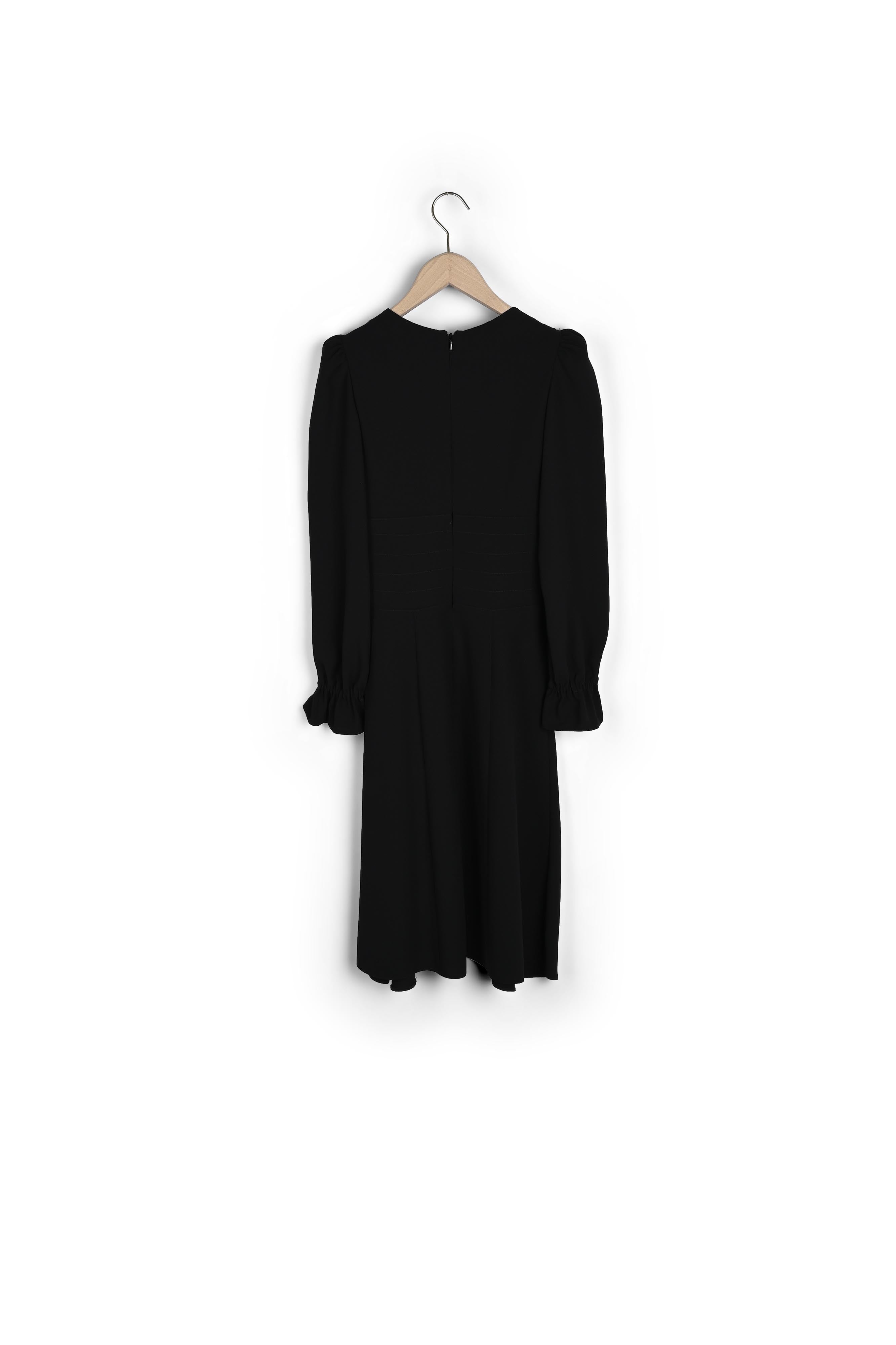 Robe Rosaria noire en crêpe Faume - seconde main