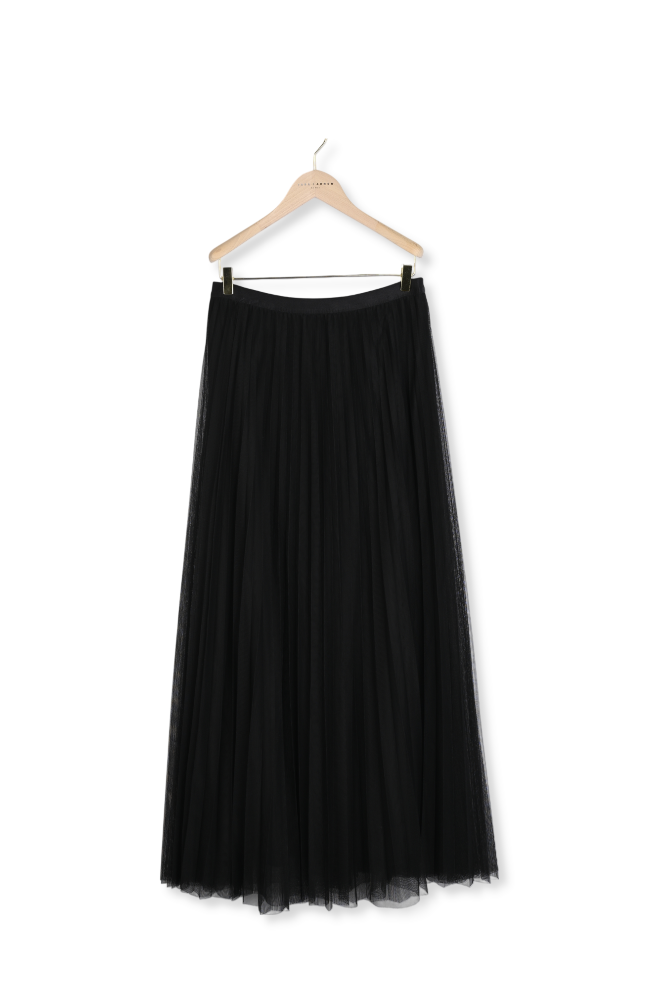 Jupe Juliette noire en tulle plissée Faume - seconde main