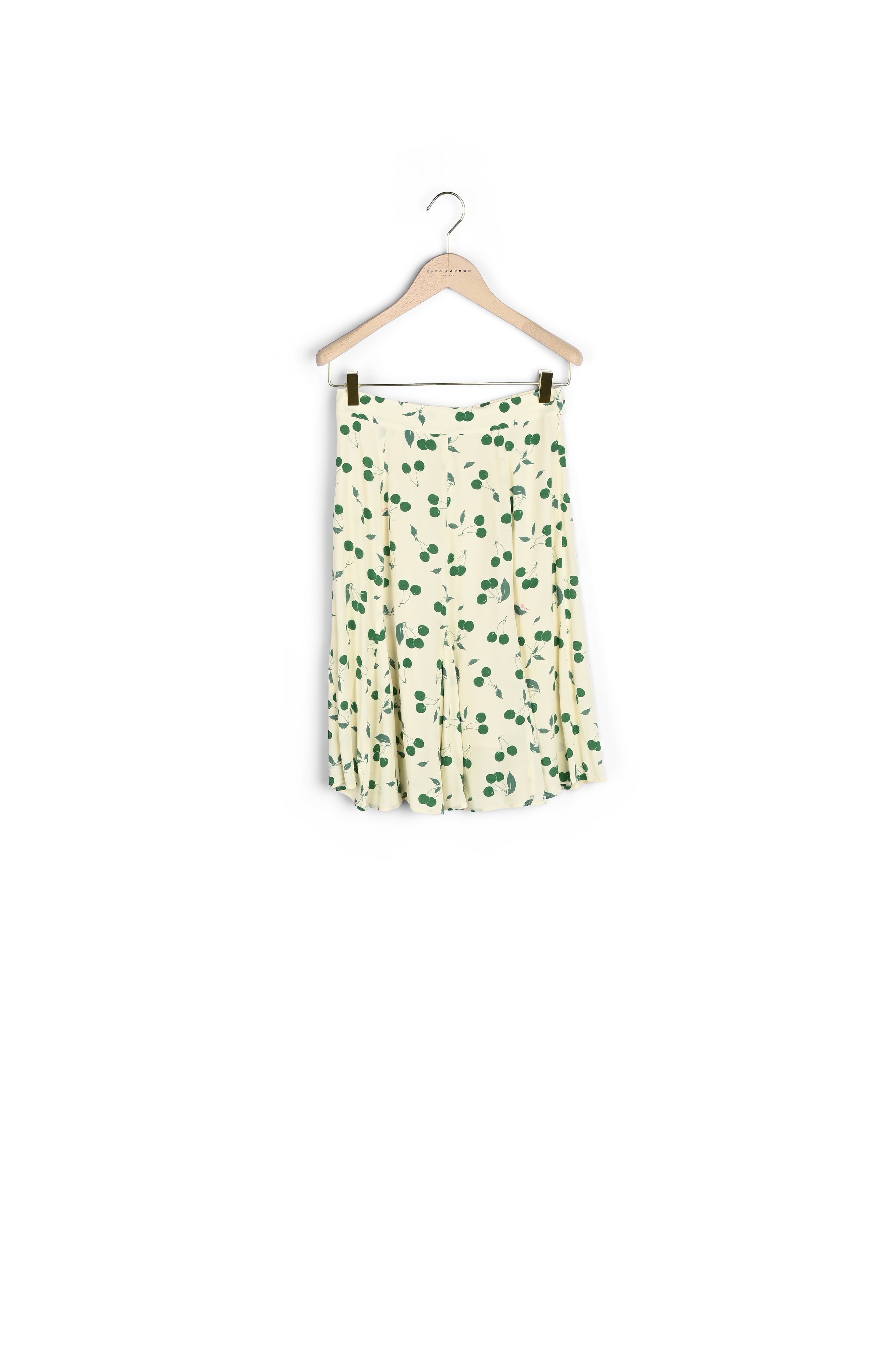 Jupe Javanaise écrue imprimé cherry Faume - seconde main