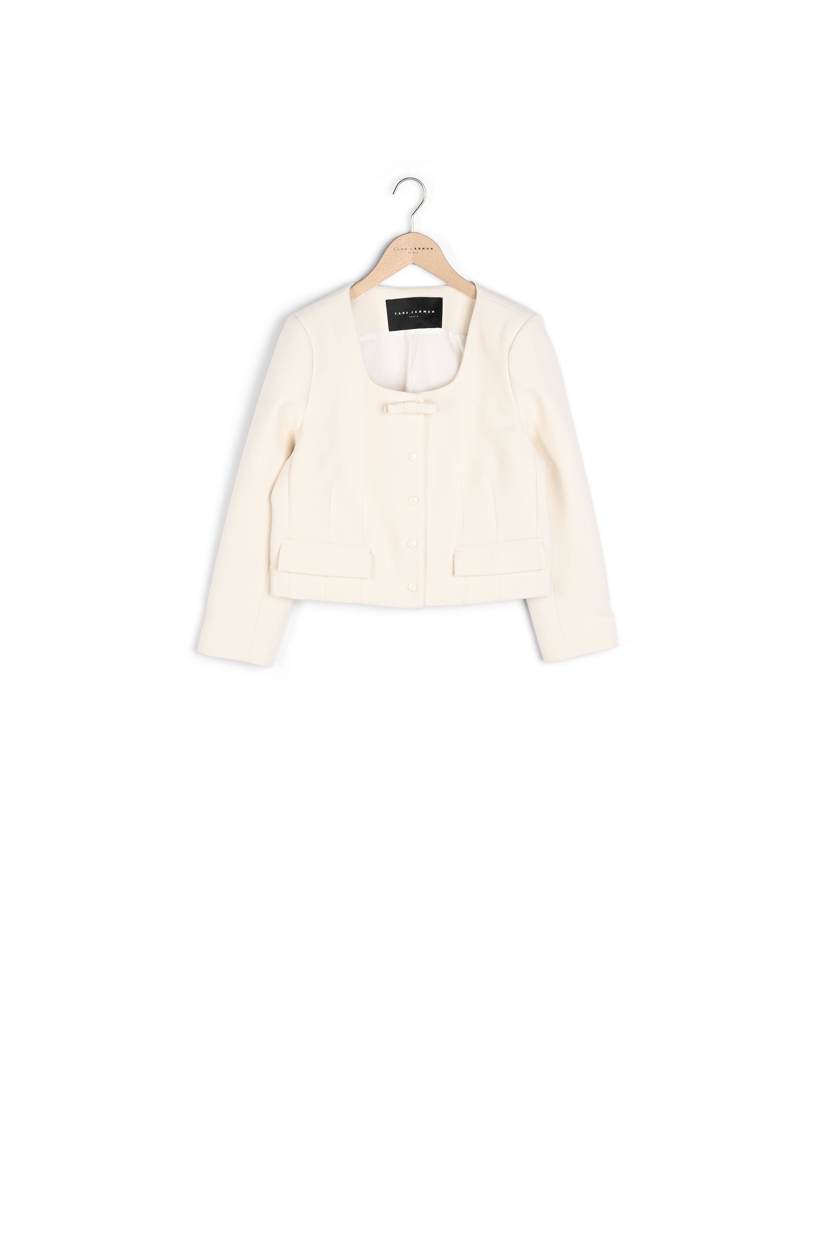 Veste Vernis écrue en toile double Faume - seconde main