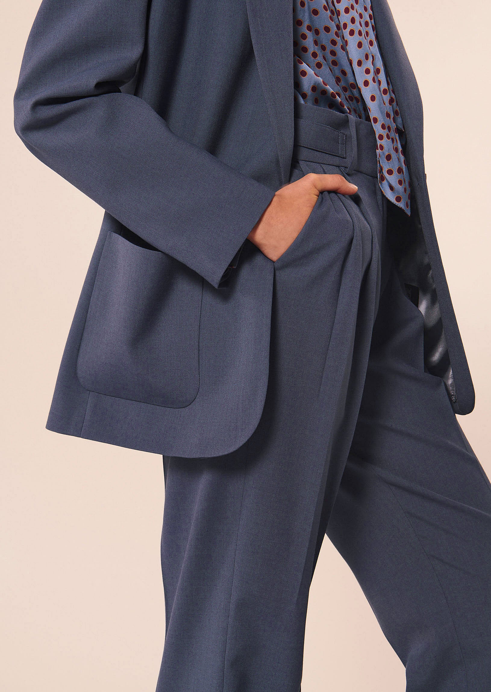 Veste Viggo bleue en laine Faume - seconde main