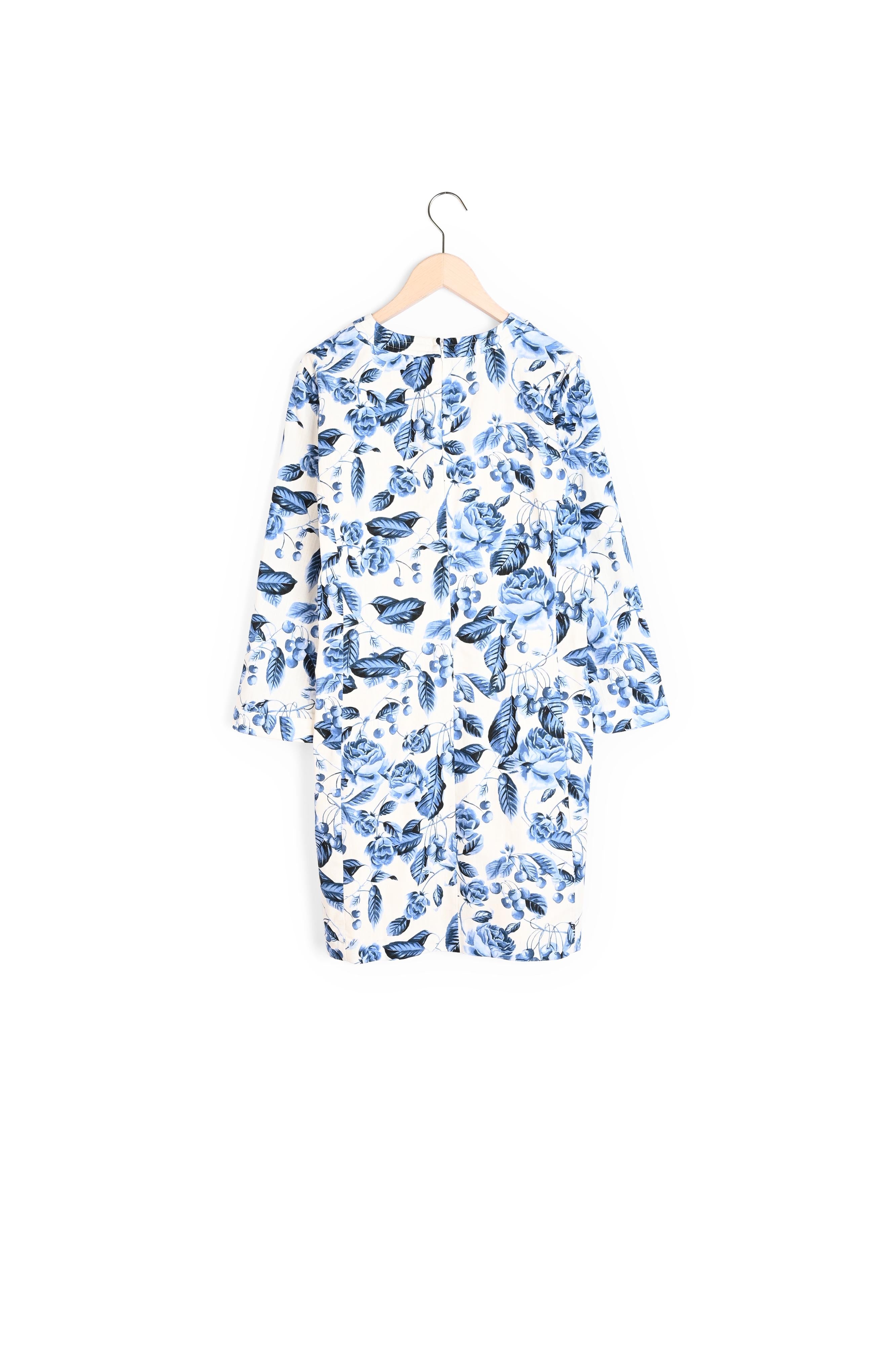 Robe Rivanna bleue imprimé à fleurs en coton Faume - seconde main