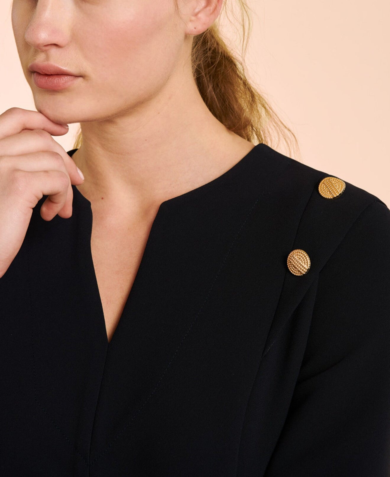 Robe Rawell courte bleu nuit Faume - seconde main