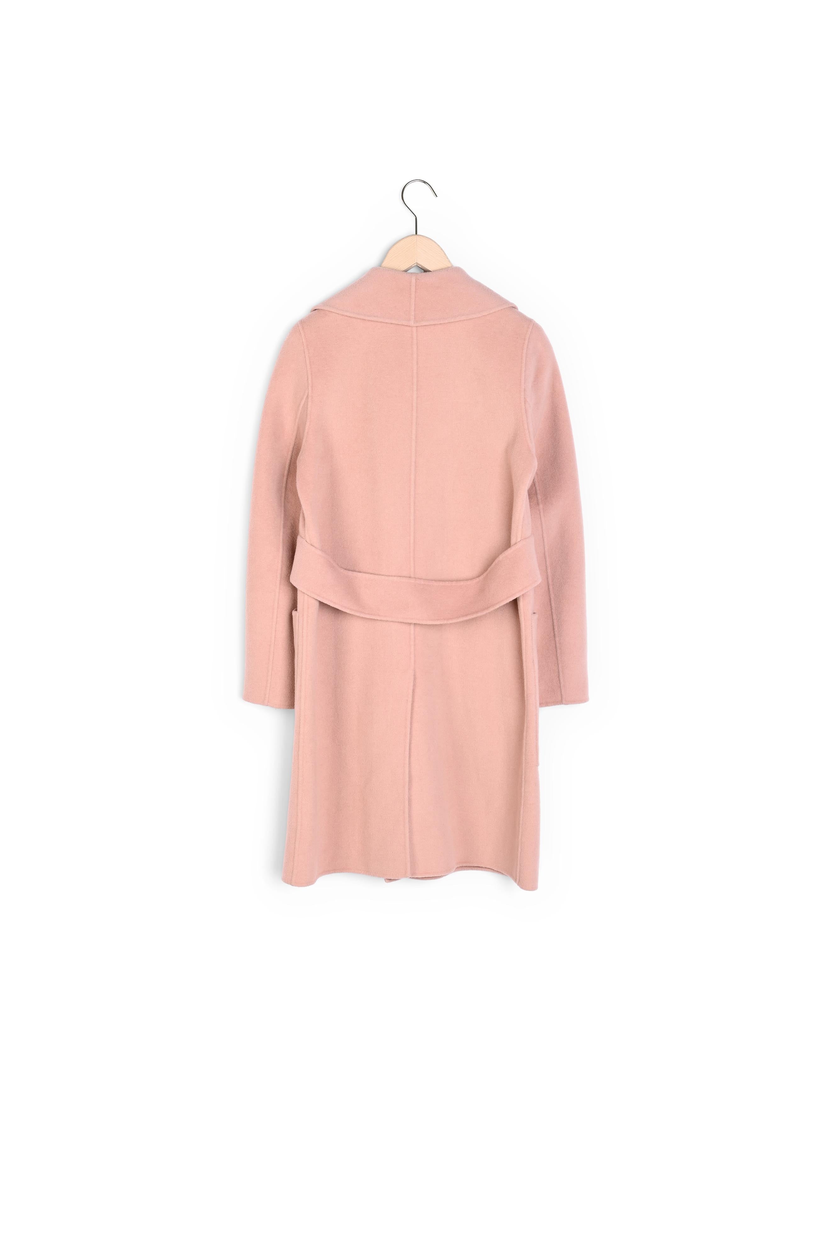 Manteau Masha chair en laine double face Faume - seconde main