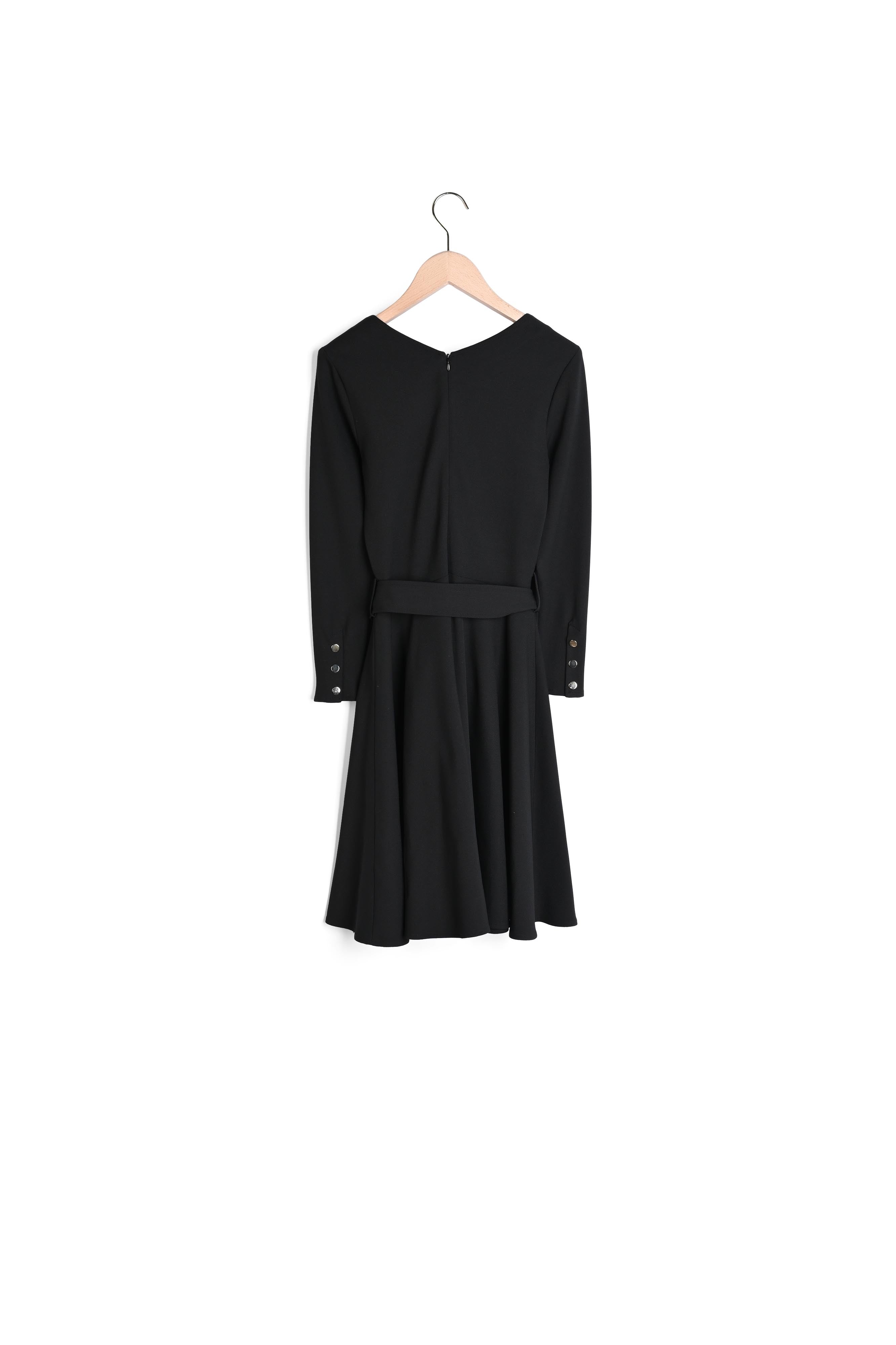 Robe Ruoka noire en toile stretch Faume - seconde main