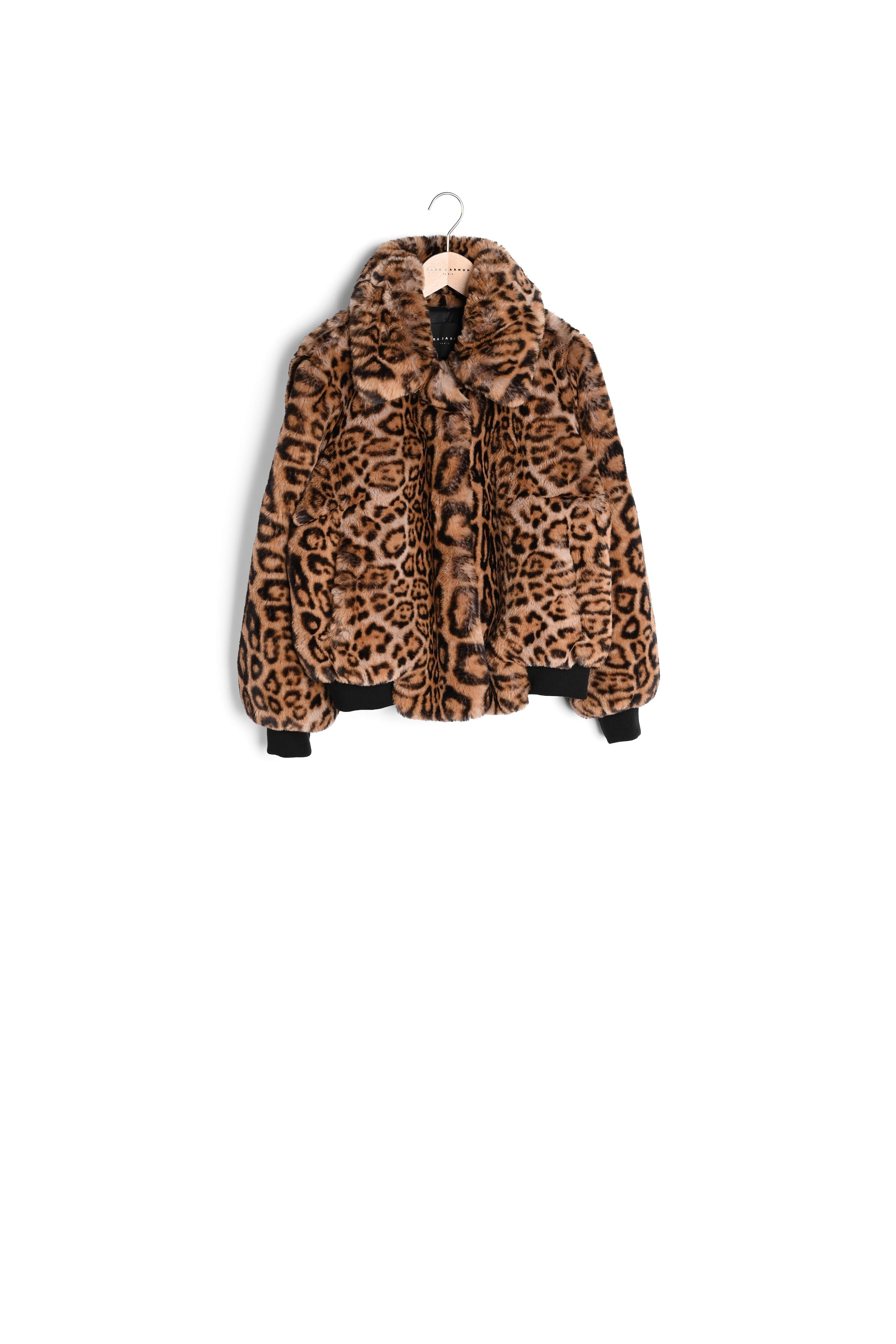 Blouson Bianca marron en fausse fourrure léopard Faume - seconde main