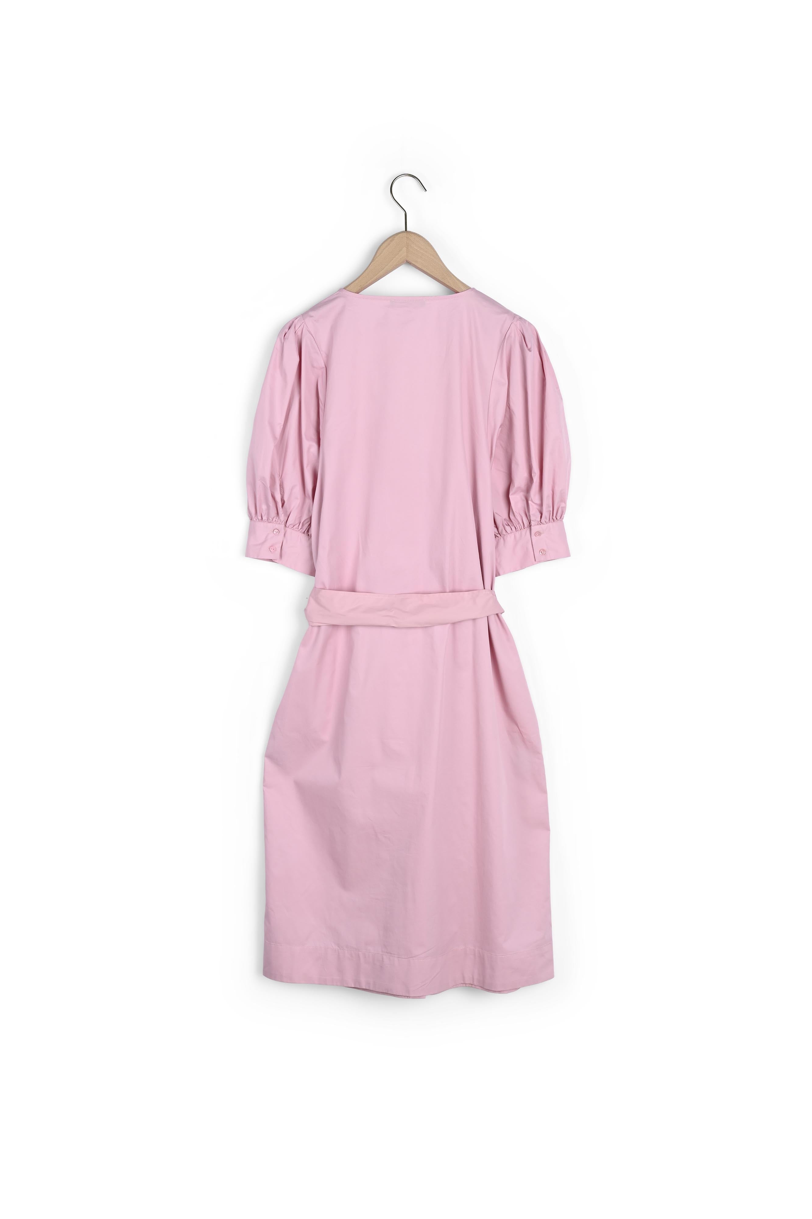 Robe Ridley vieux rose en popeline Faume - seconde main
