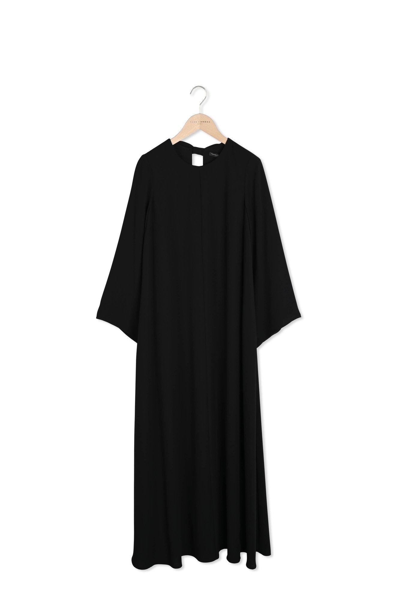 Robe Roxa noire en crêpe Faume - seconde main