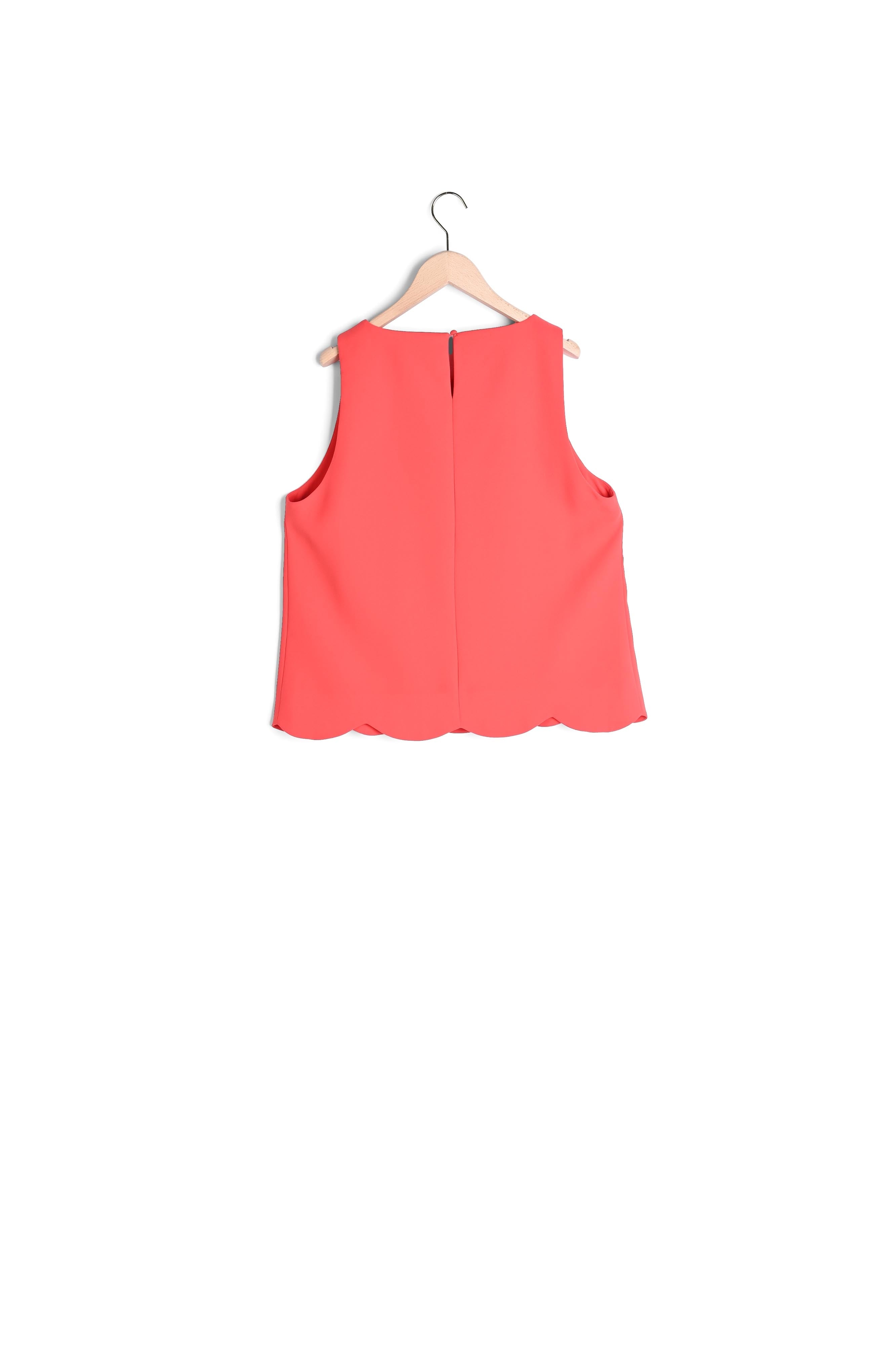 Top Tabo rouge en crêpe Faume - seconde main