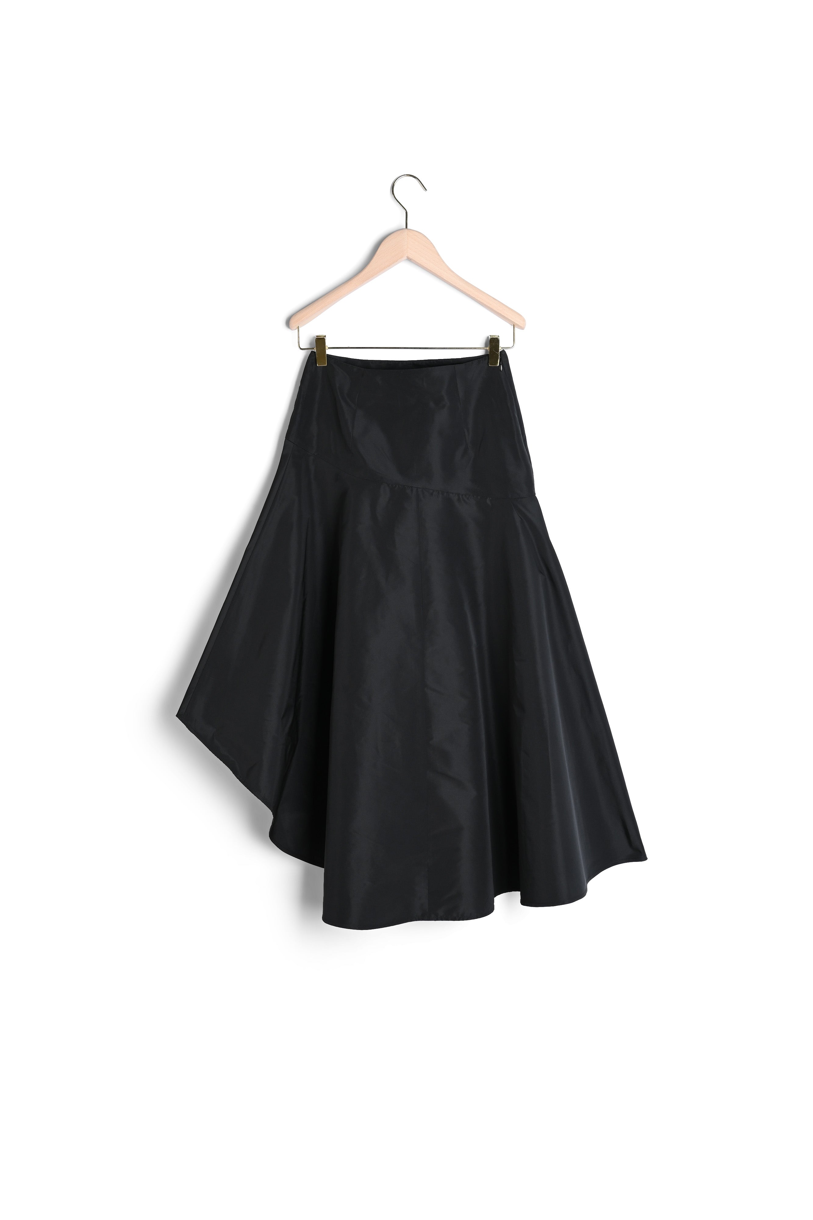 Jupe Javiera noire en taffetas Faume - seconde main