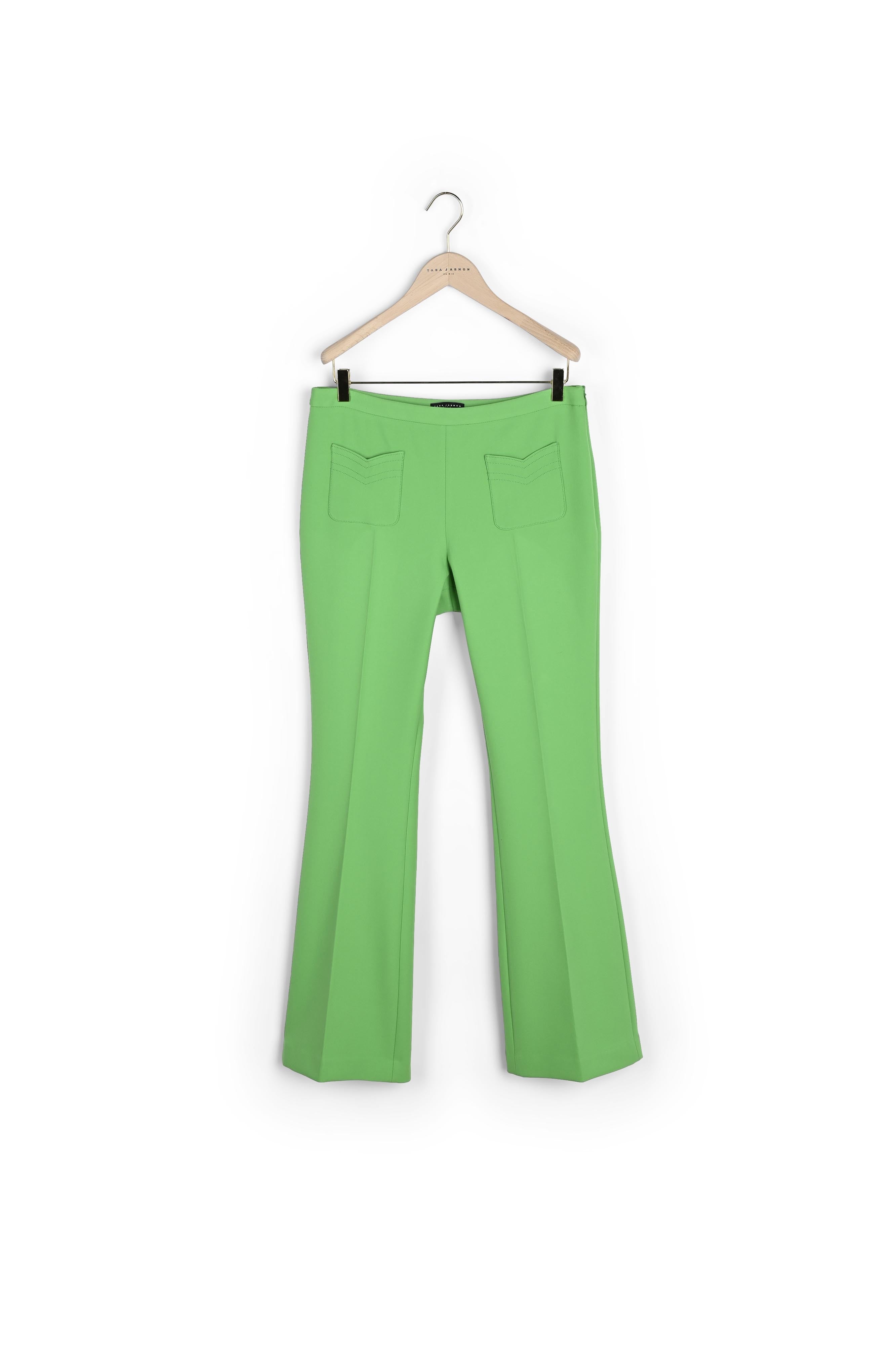 Pantalon Phoenix vert en toile double Faume - seconde main