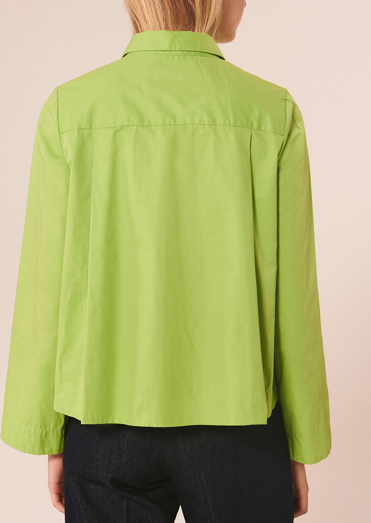 Chemise Callie verte en popeline Faume - seconde main