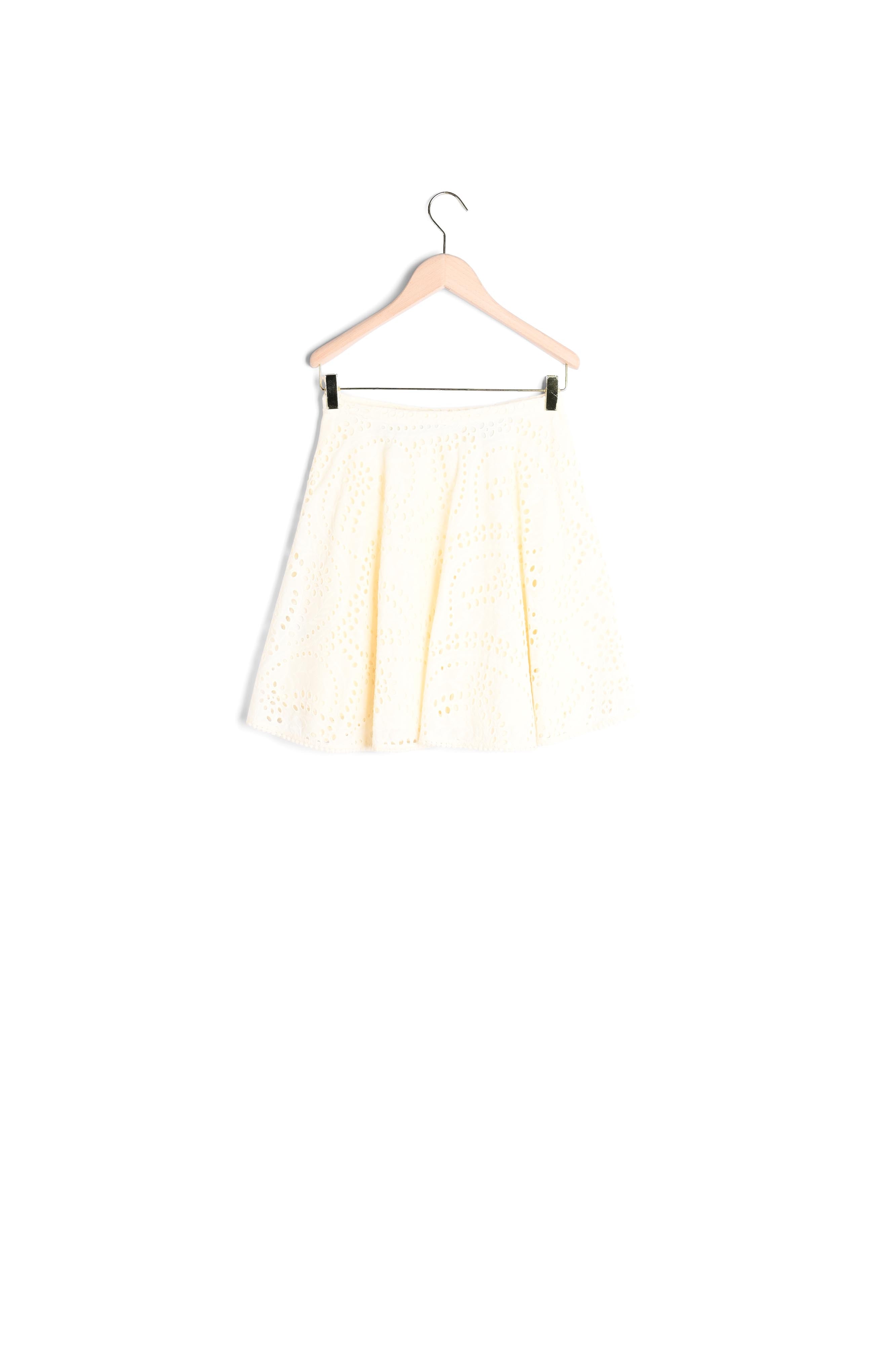 Jupe Jenessa écrue en broderie Faume - seconde main