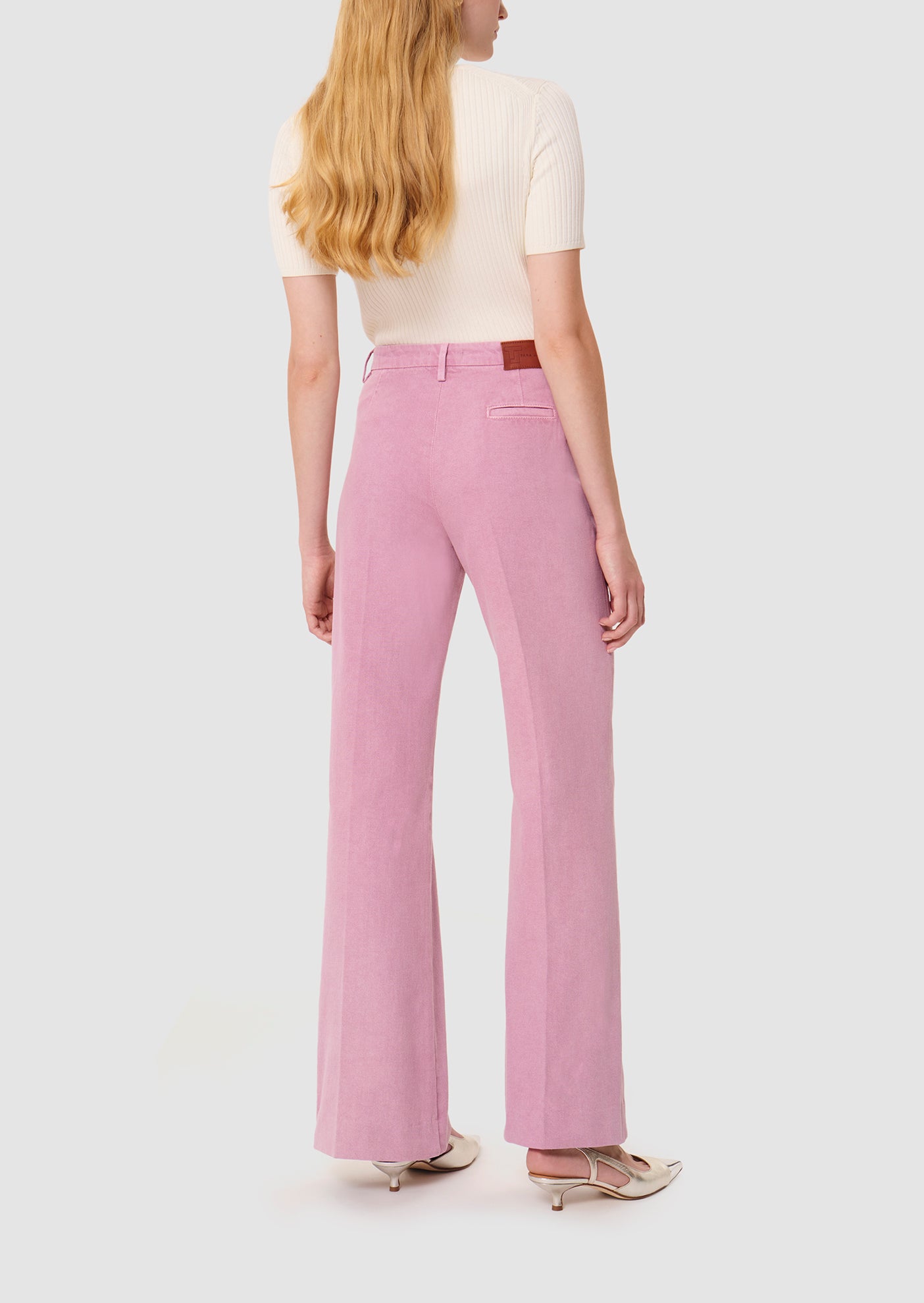 Jean rose en denim Jerome Faume - seconde main