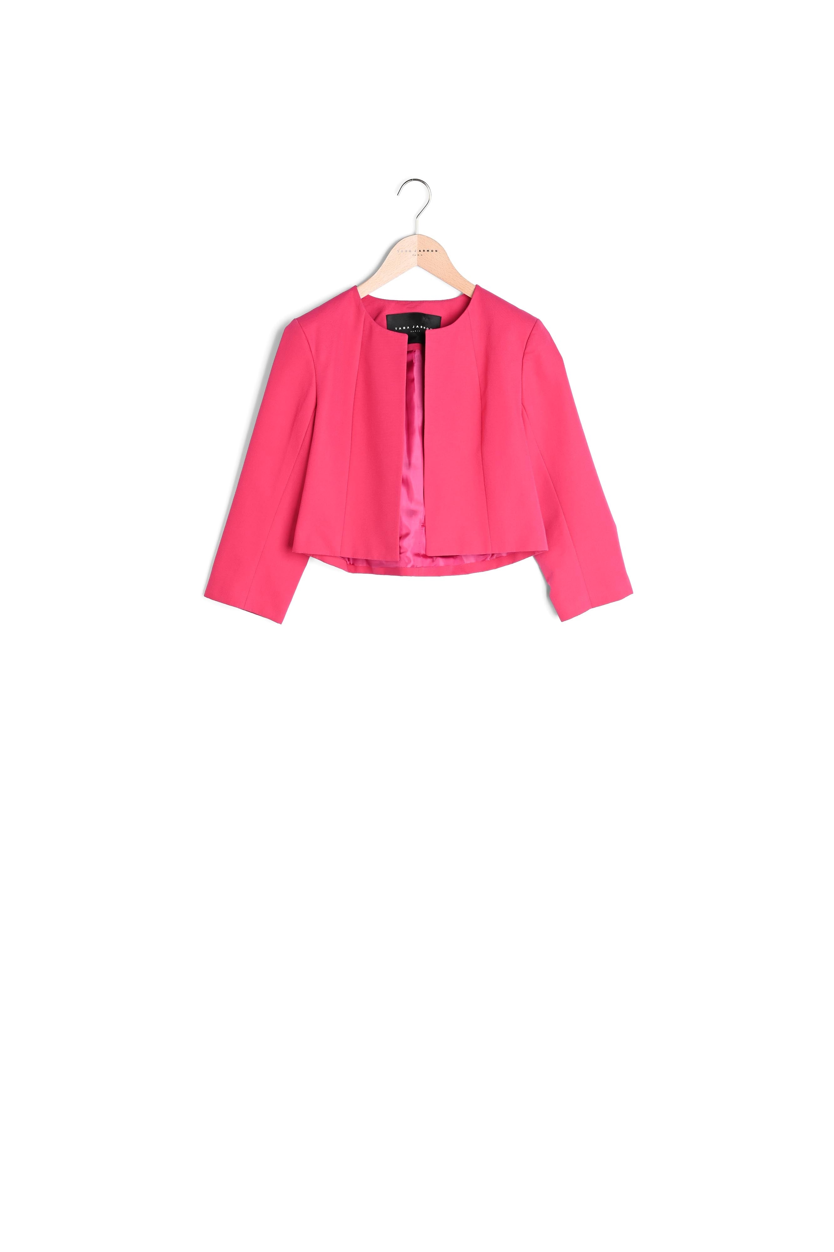 Veste courte azalée en ottoman Faume - seconde main