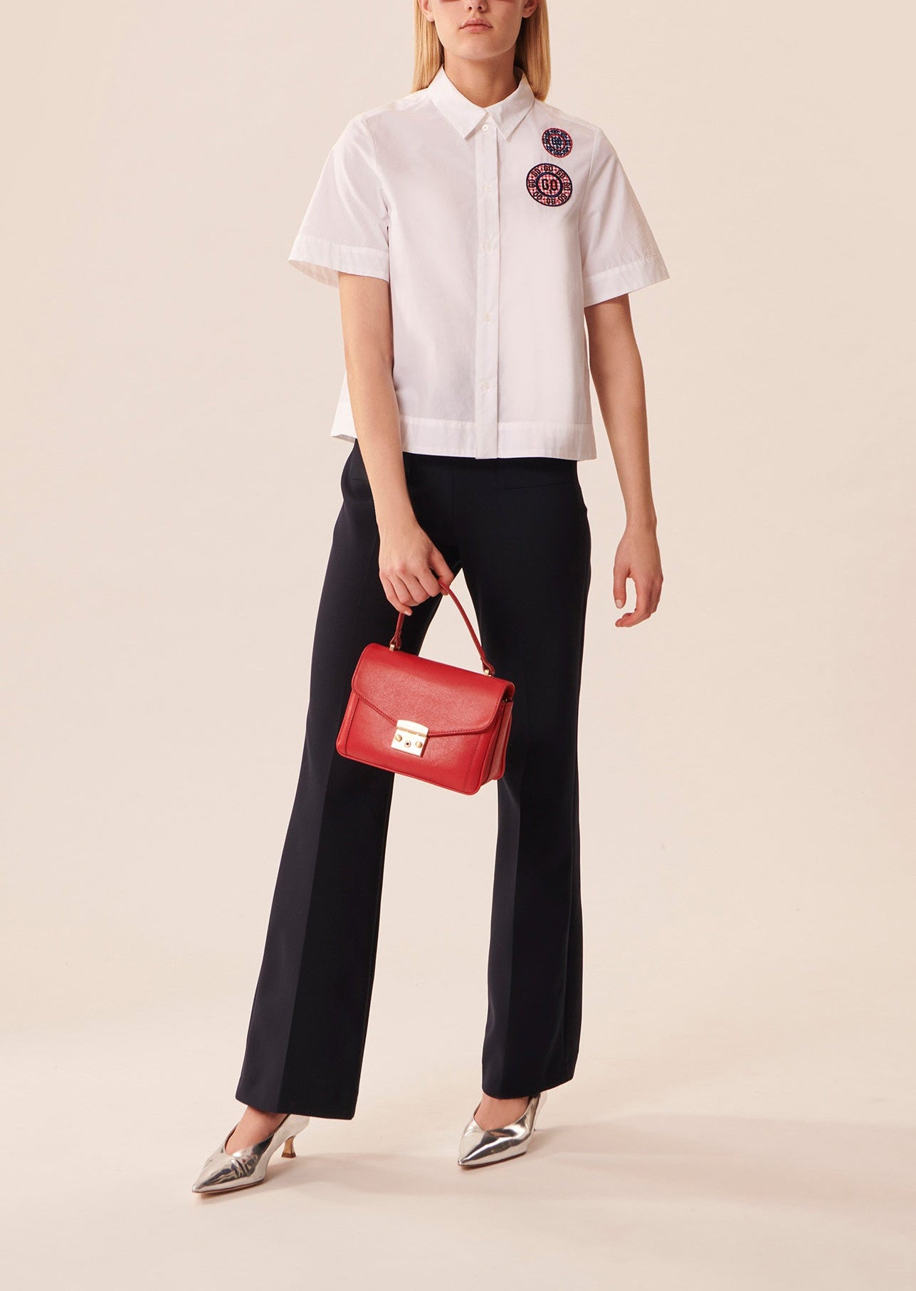 Chemise Cammie blanche en popeline Faume - seconde main
