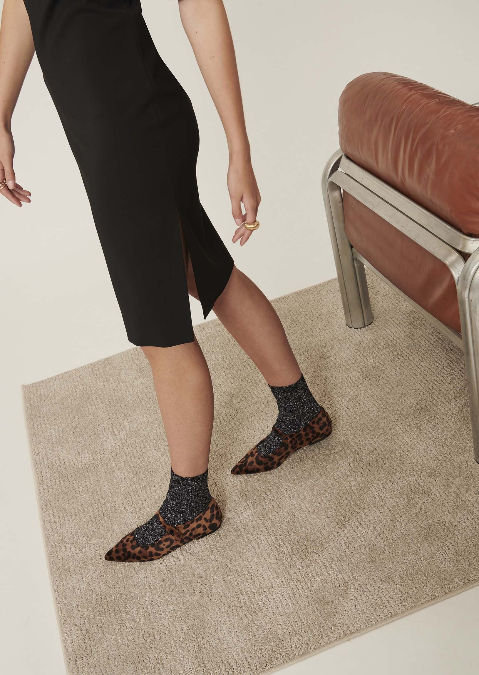 Robe Rothko noire en tailleur technique Faume - seconde main