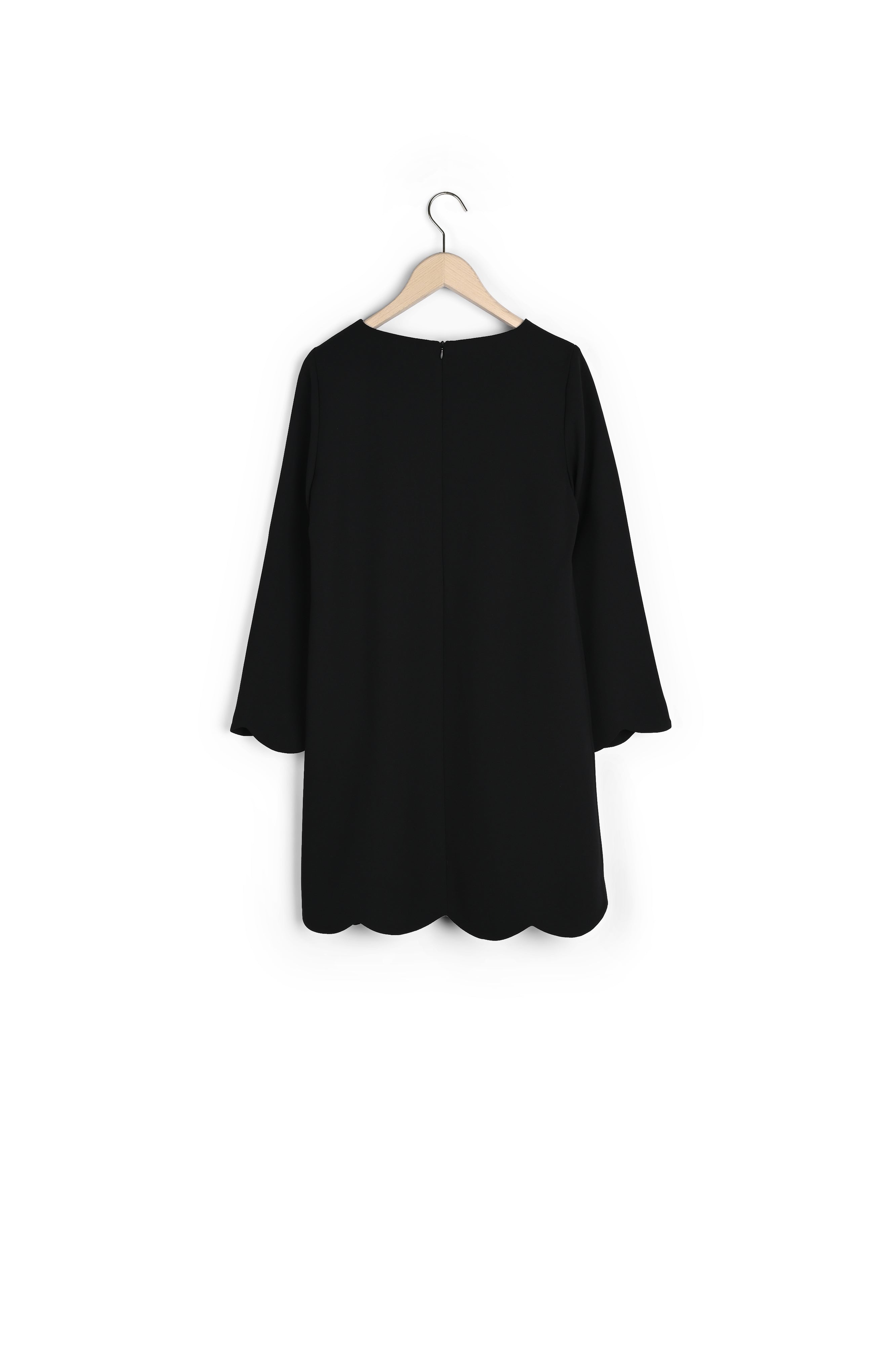 Robe Rossie noire en crêpe Faume - seconde main