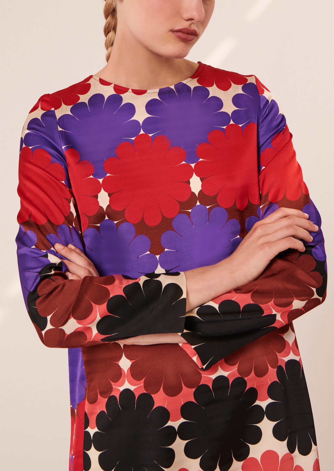 Robe Rada écru imprimé à fleurs Faume - seconde main