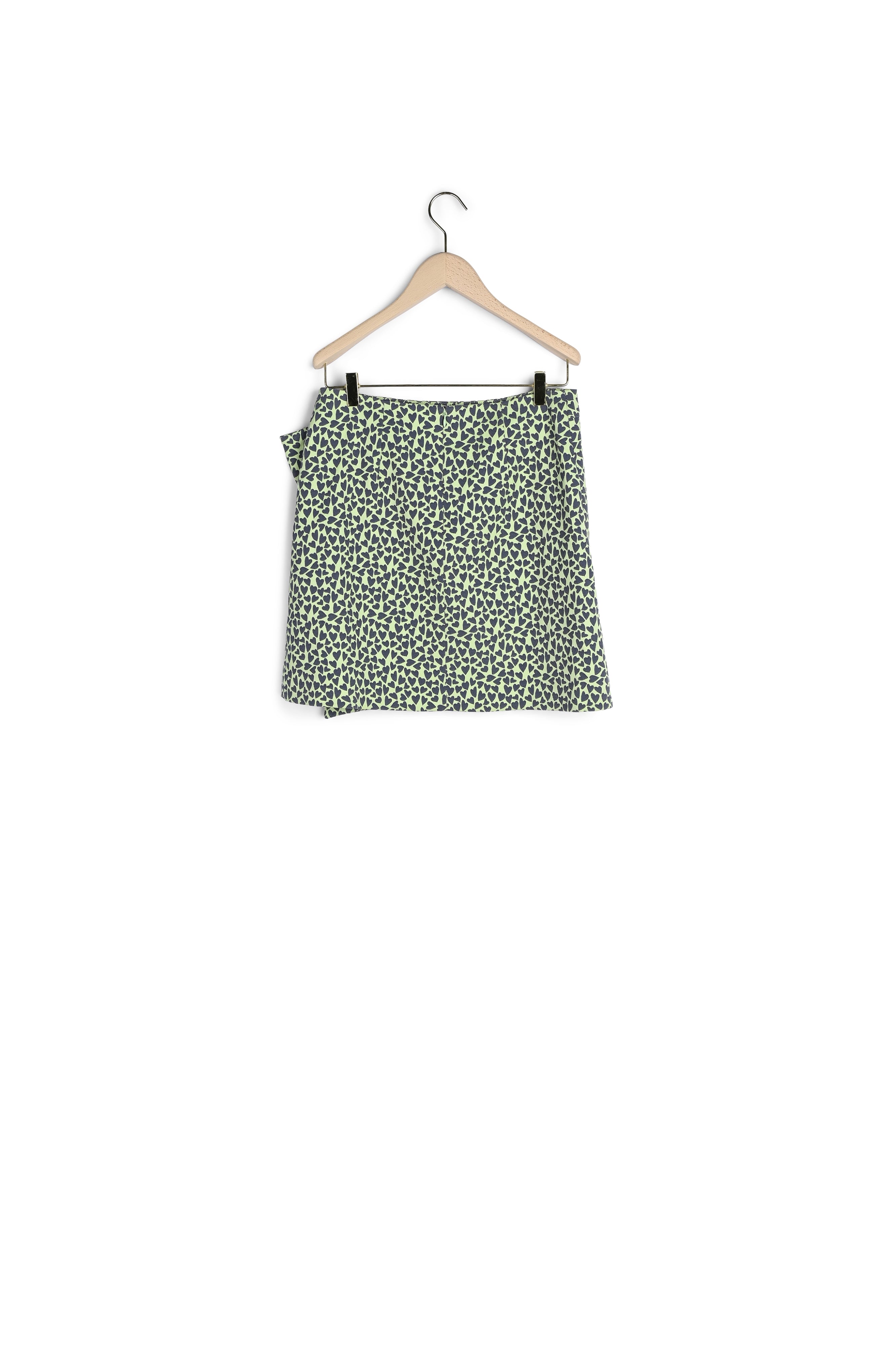 Jupe Jaba verte en jacquard Faume - seconde main