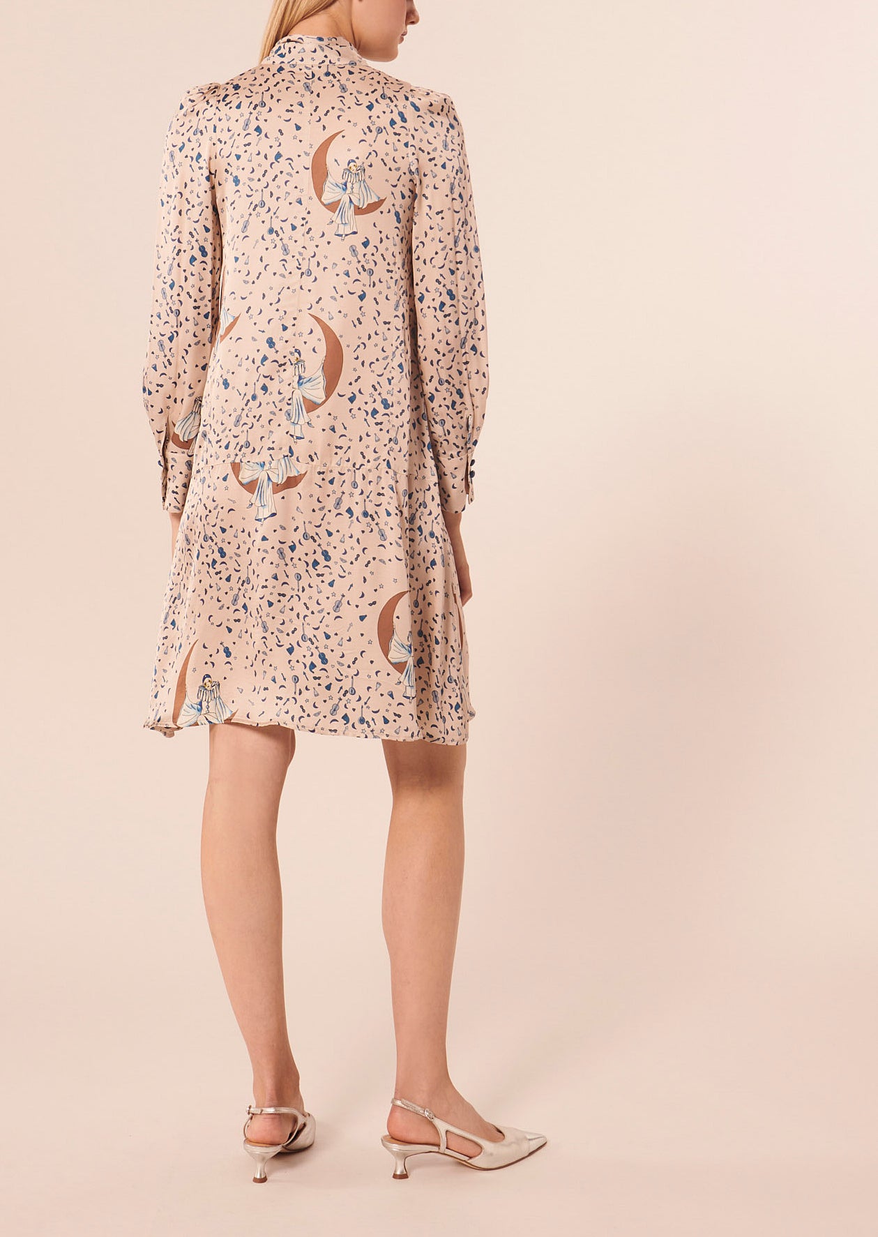 Robe Roccala beige imprimé Faume - seconde main