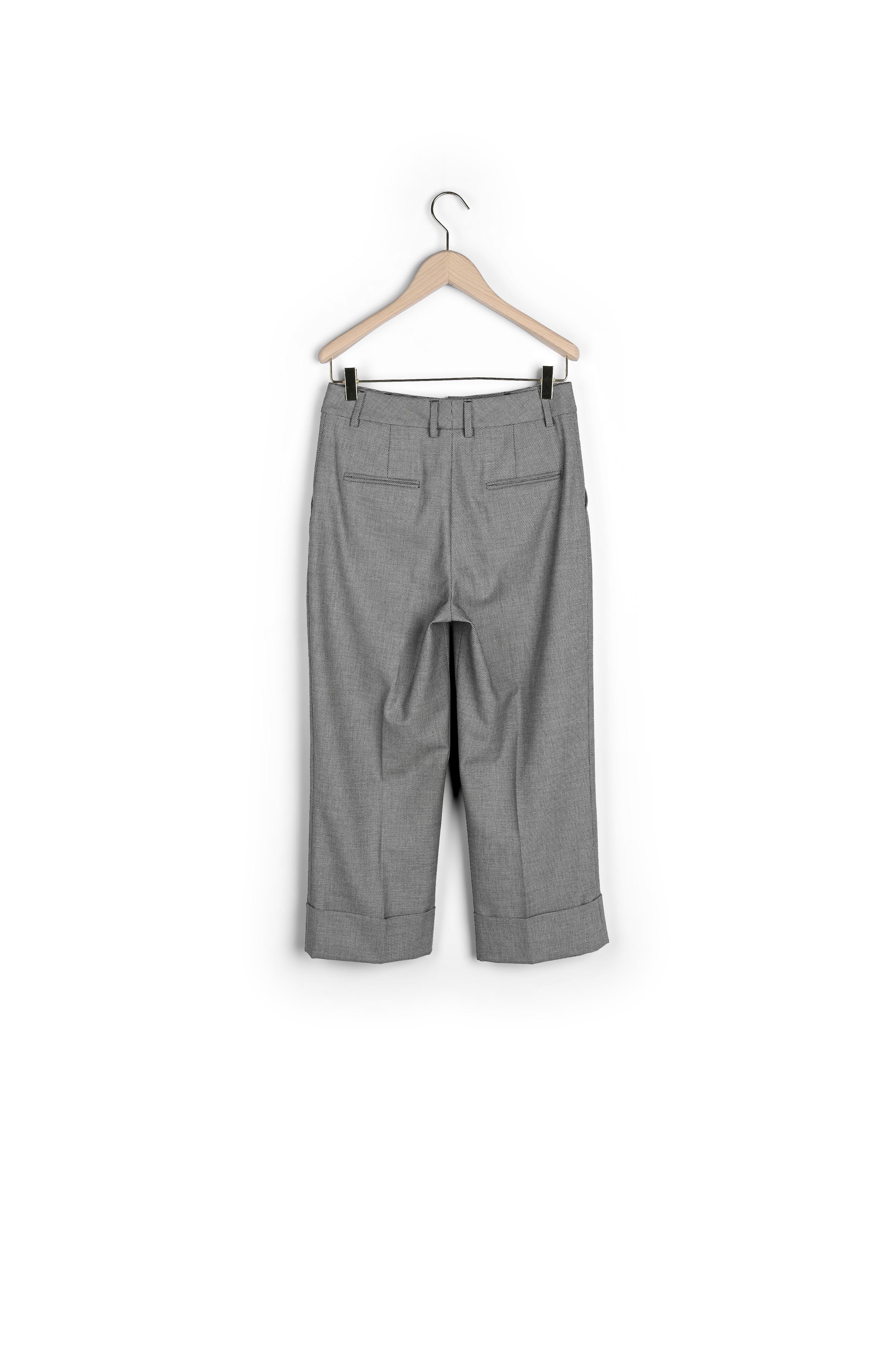 Pantalon Piper noir en tissu caviar Faume - seconde main