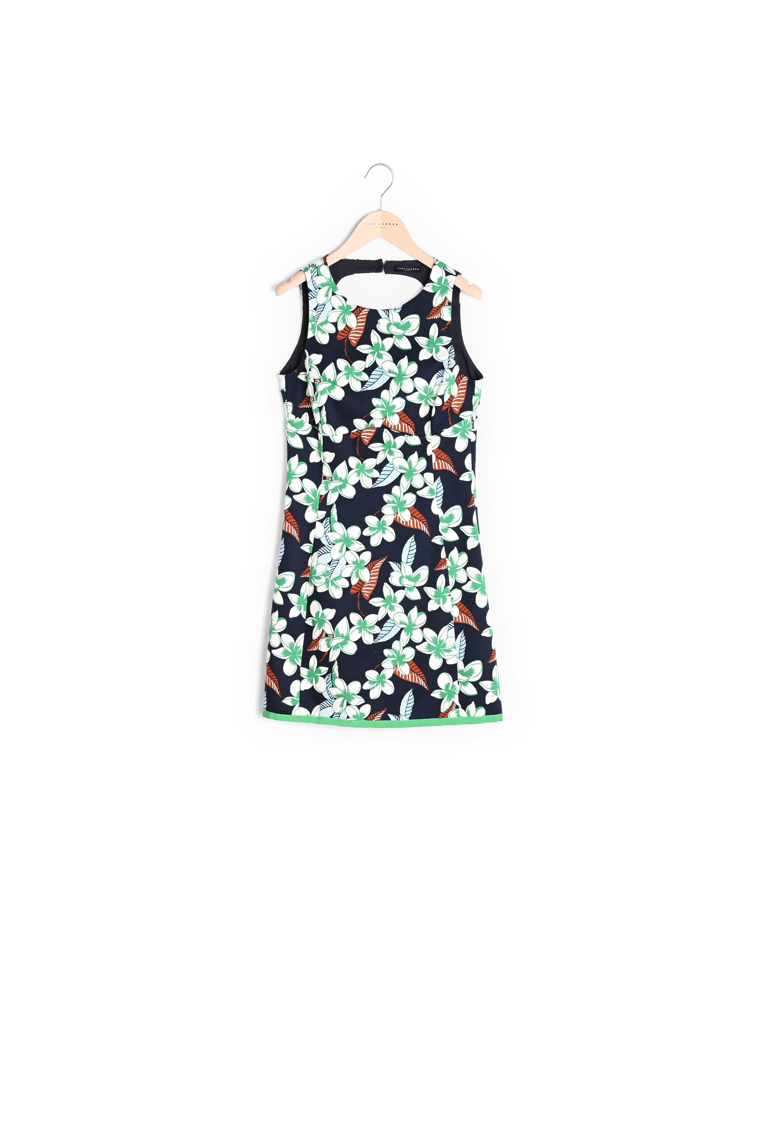 Robe Ritza bleu nuit à motif fleurs Faume - seconde main