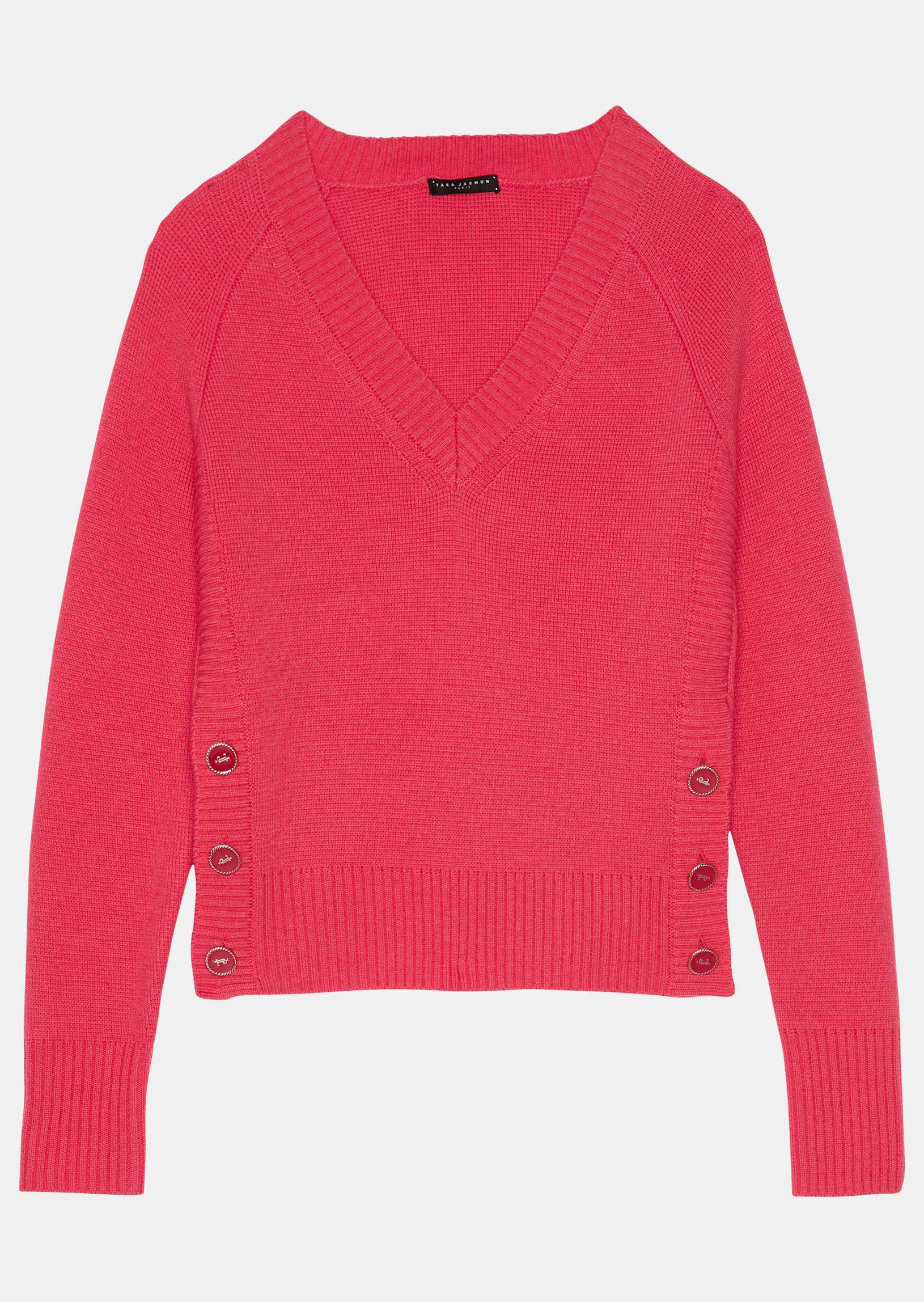 Pull Promesse rose en laine Faume - seconde main