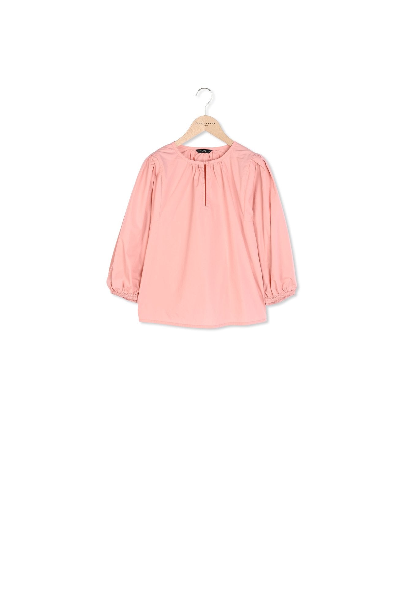 Top Temps rose pâle en popeline Faume - seconde main