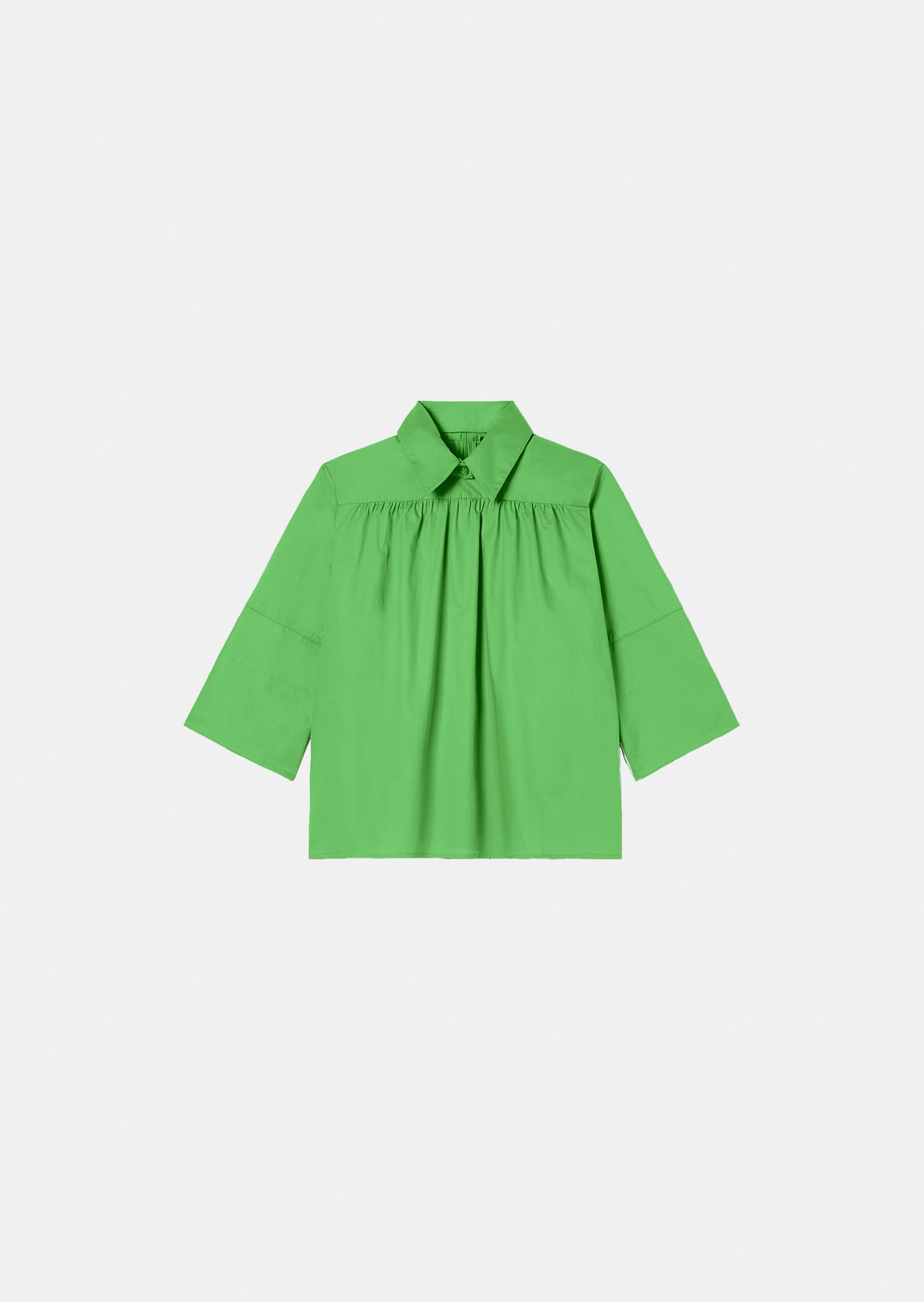 Top Trinity vert en popeline Faume - seconde main