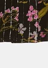 Robe Rolia noire imprimé fleuri en lurex Faume - seconde main