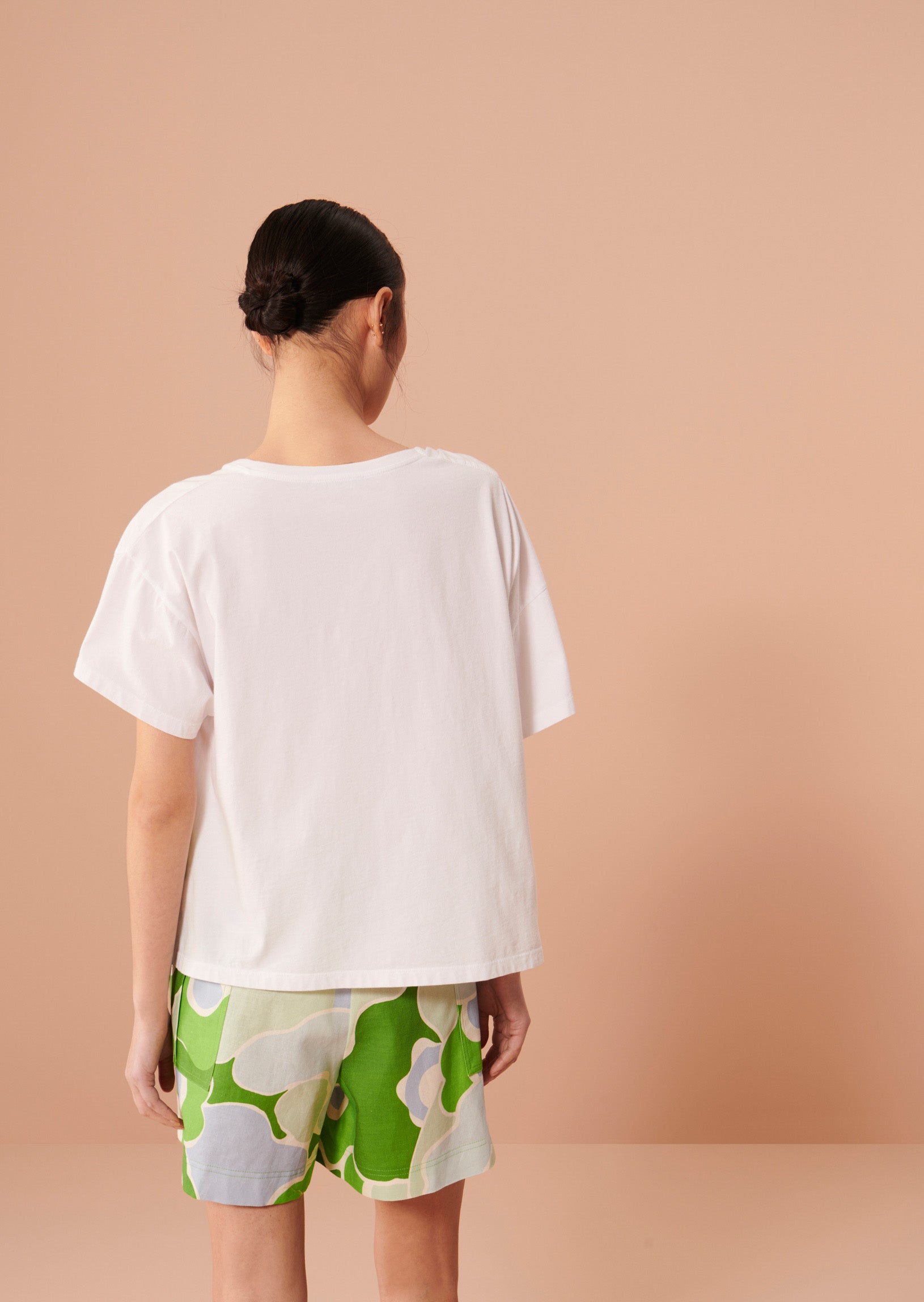 T-shirt Tarabow blanc en coton Faume - seconde main