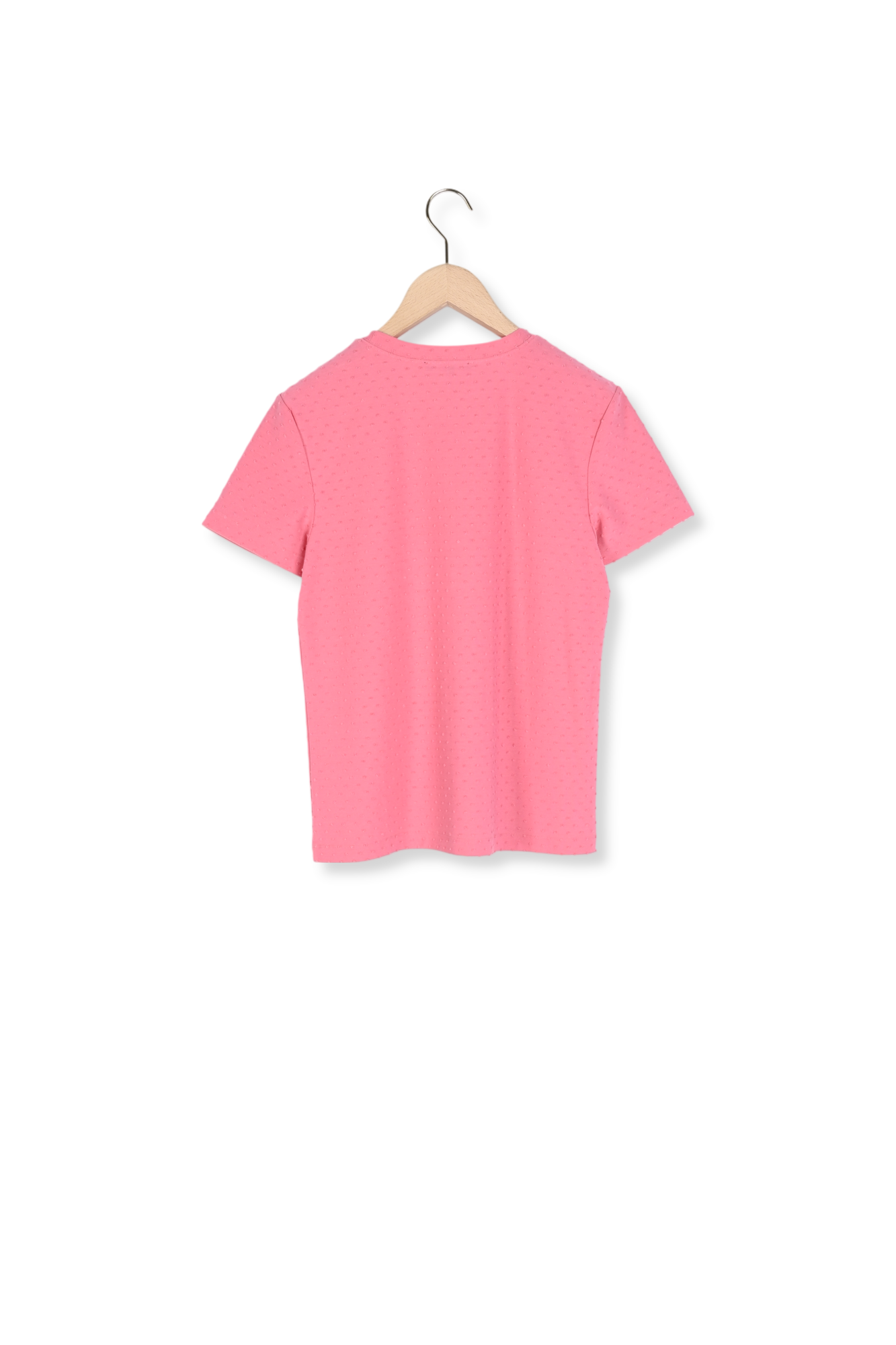 T-shirt Tere rose en jersey plumetis Faume - seconde main