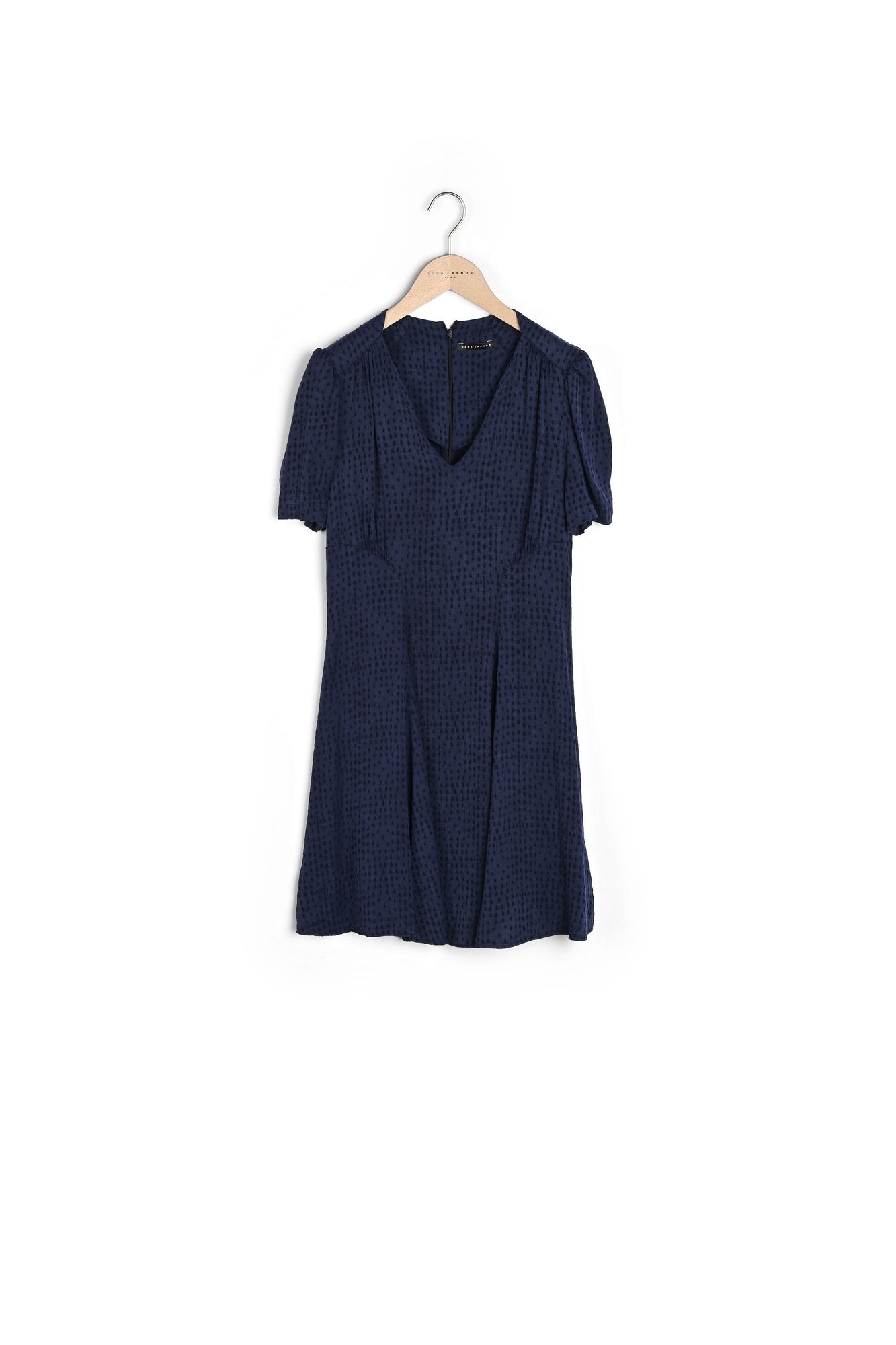 Robe Rock marine en jacquard Faume - seconde main