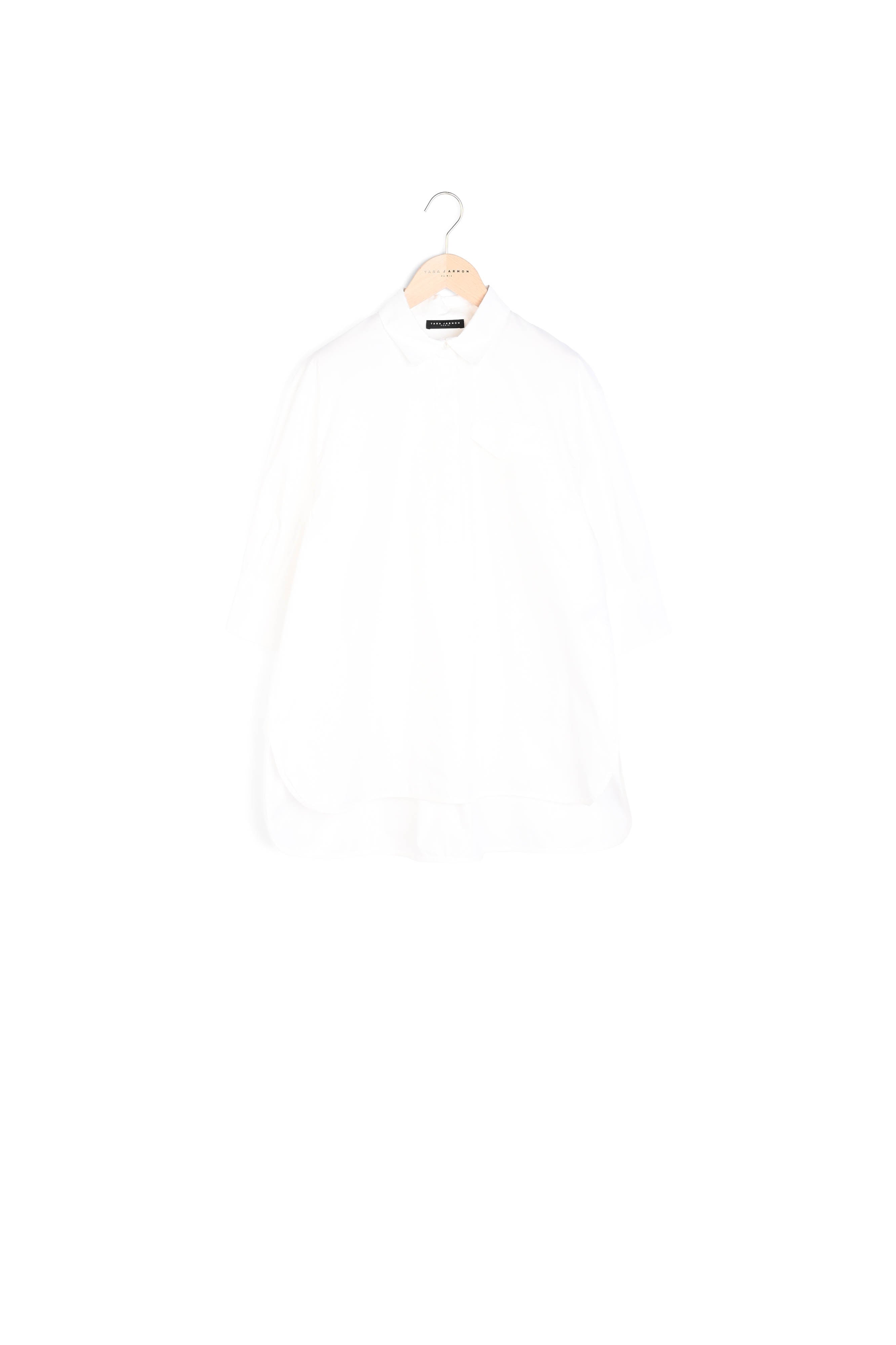 Top Tallulah blanc en popeline Faume - seconde main