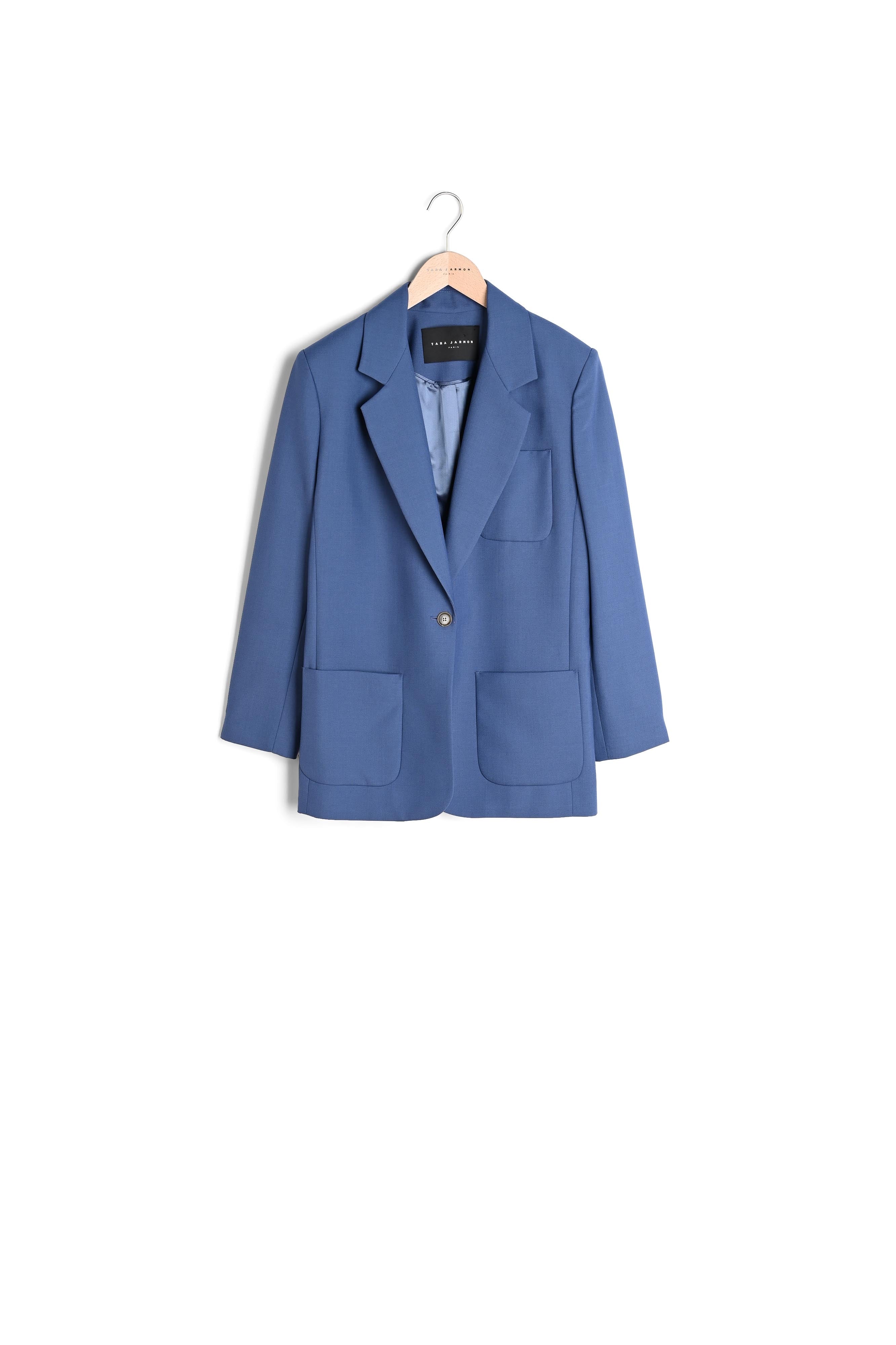 Veste Viggo bleue en laine Faume - seconde main