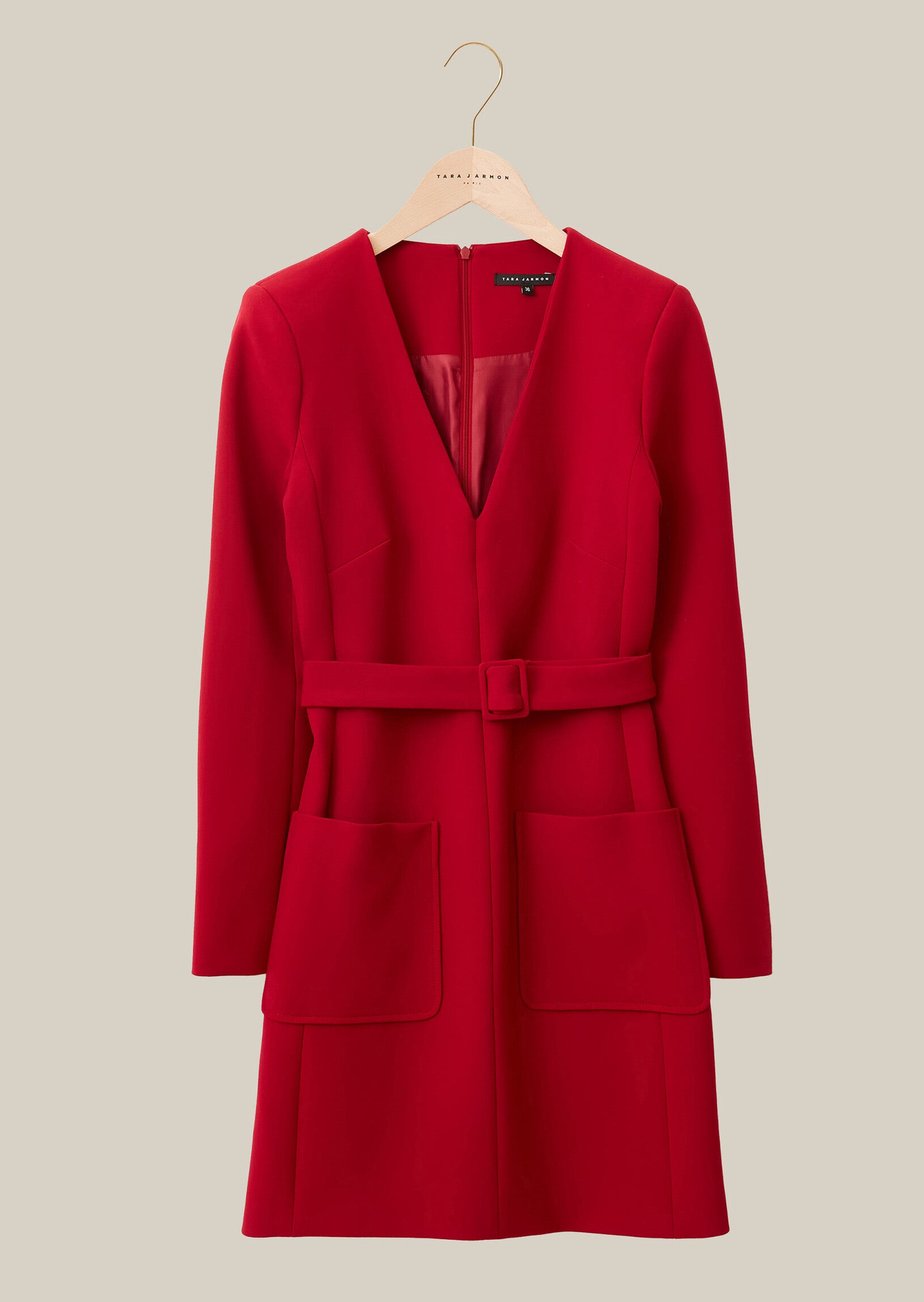 Robe Rubina en toile double flamme Faume - seconde main