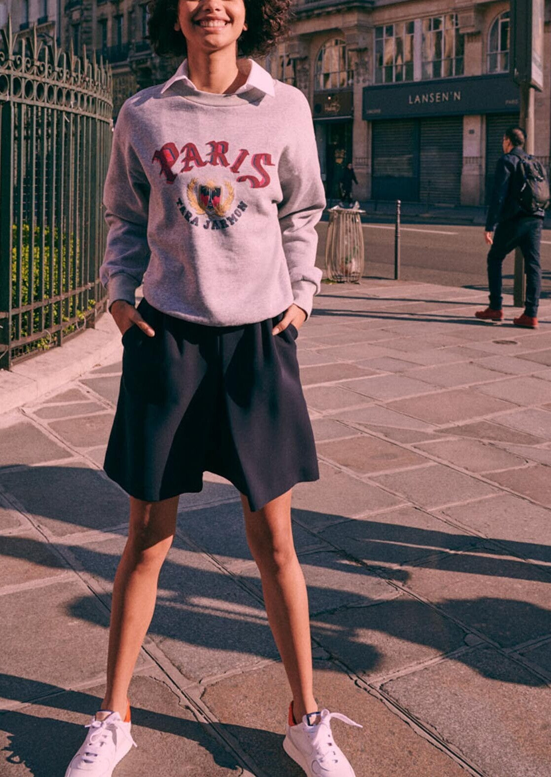 Jupe Josephine courte bleu nuit Faume - seconde main