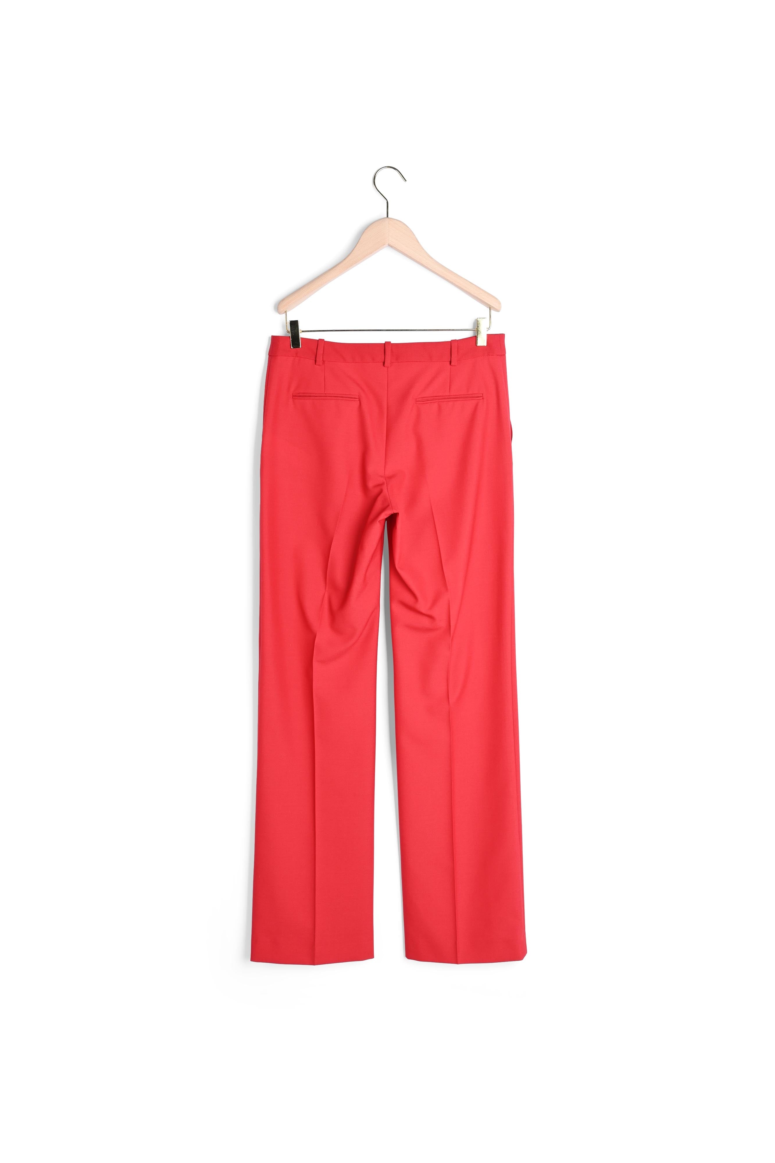 Pantalon Peter rouge en laine froide Faume - seconde main