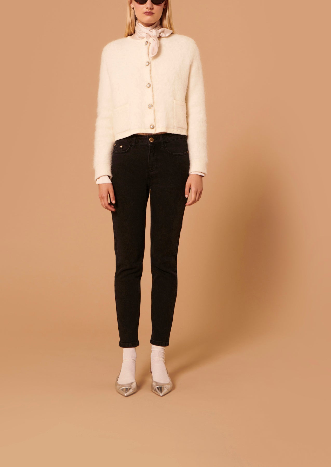 Jean John noir en denim Faume - seconde main