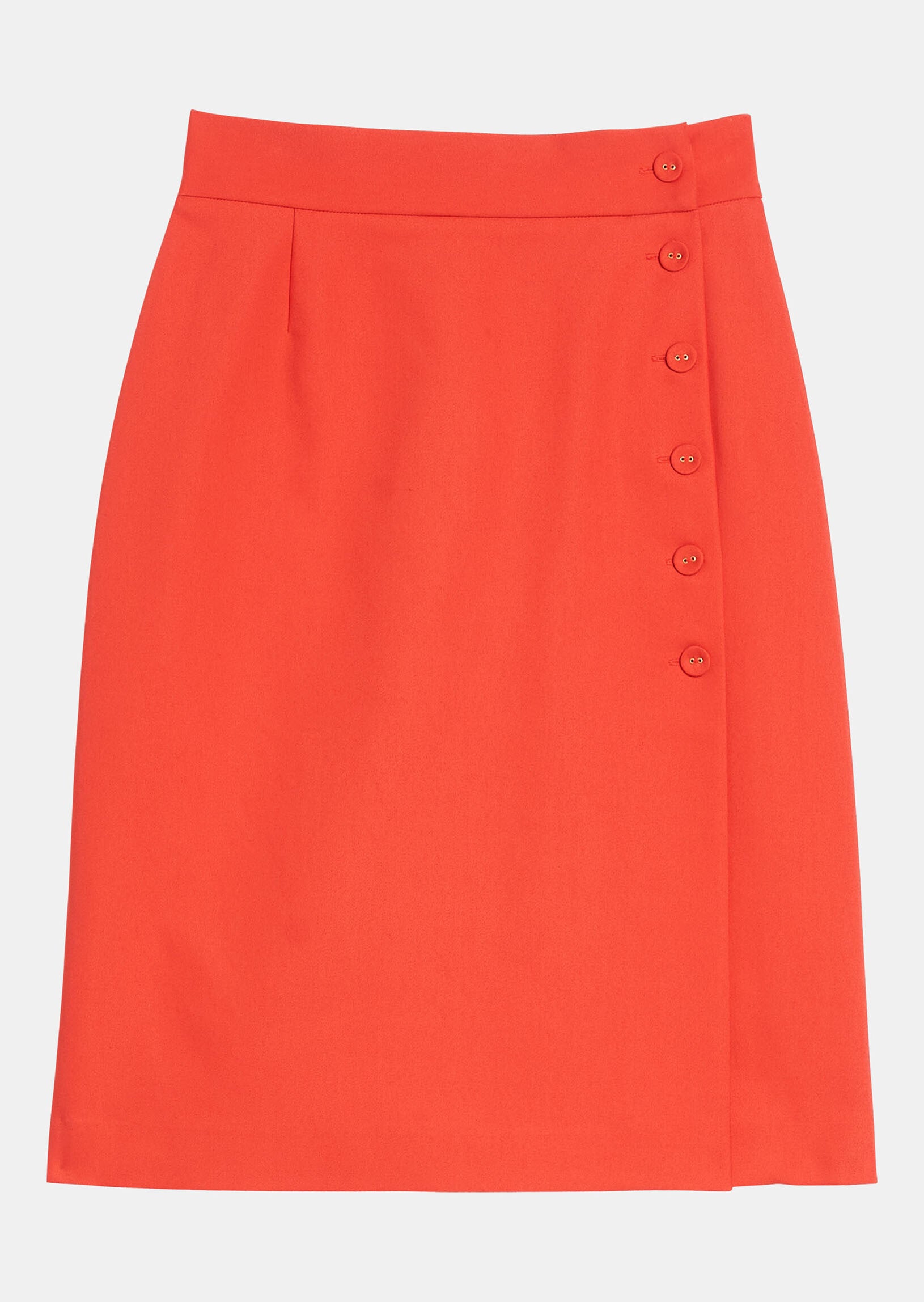 Jupe Josée rouge en coton Faume - seconde main