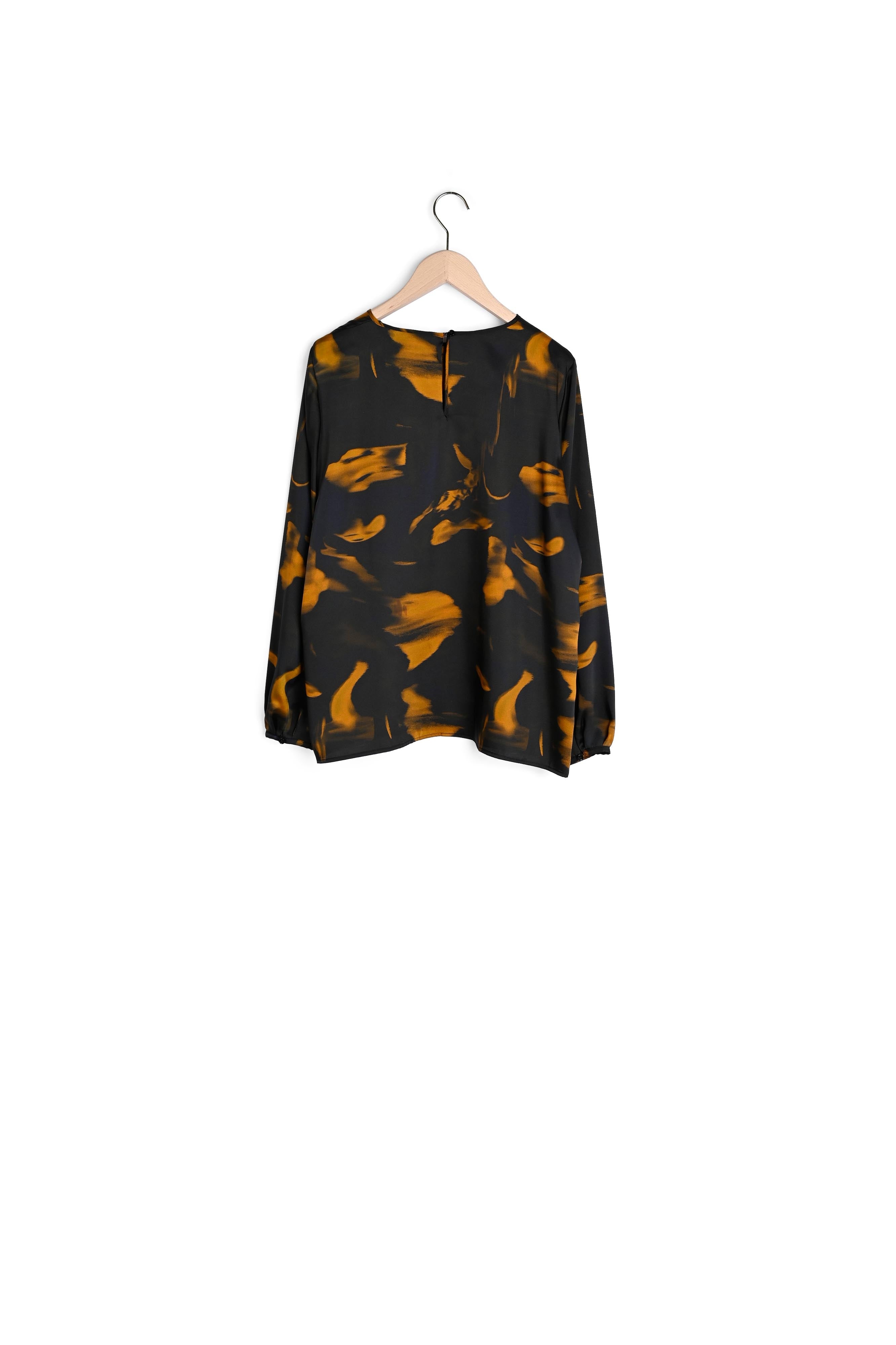 Top Terra esprit t-shirt imprimé ondes sur twill Faume - seconde main