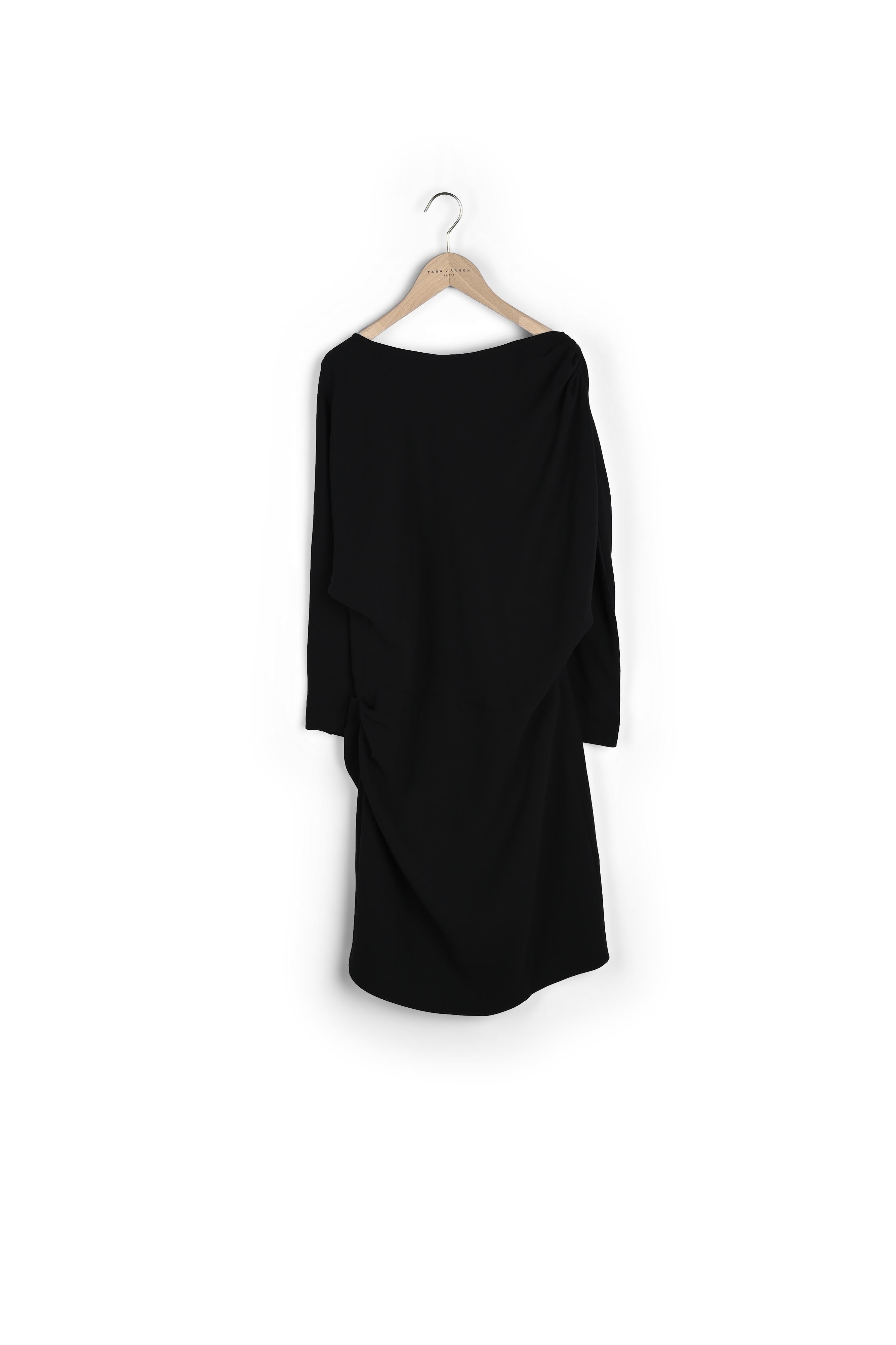 Robe Ryah noire en crêpe Faume - seconde main