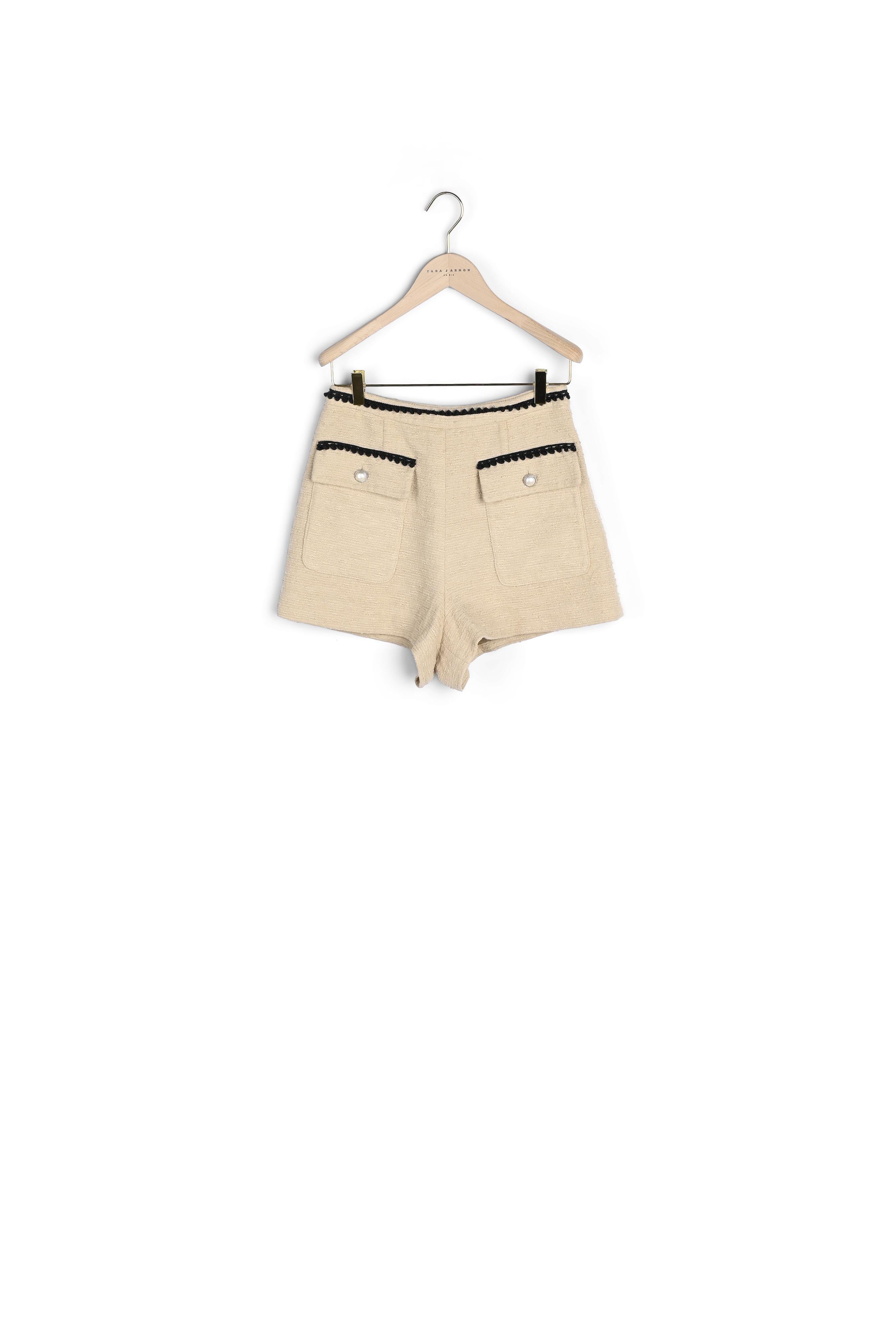 Short Solea beige en tweed Faume - seconde main