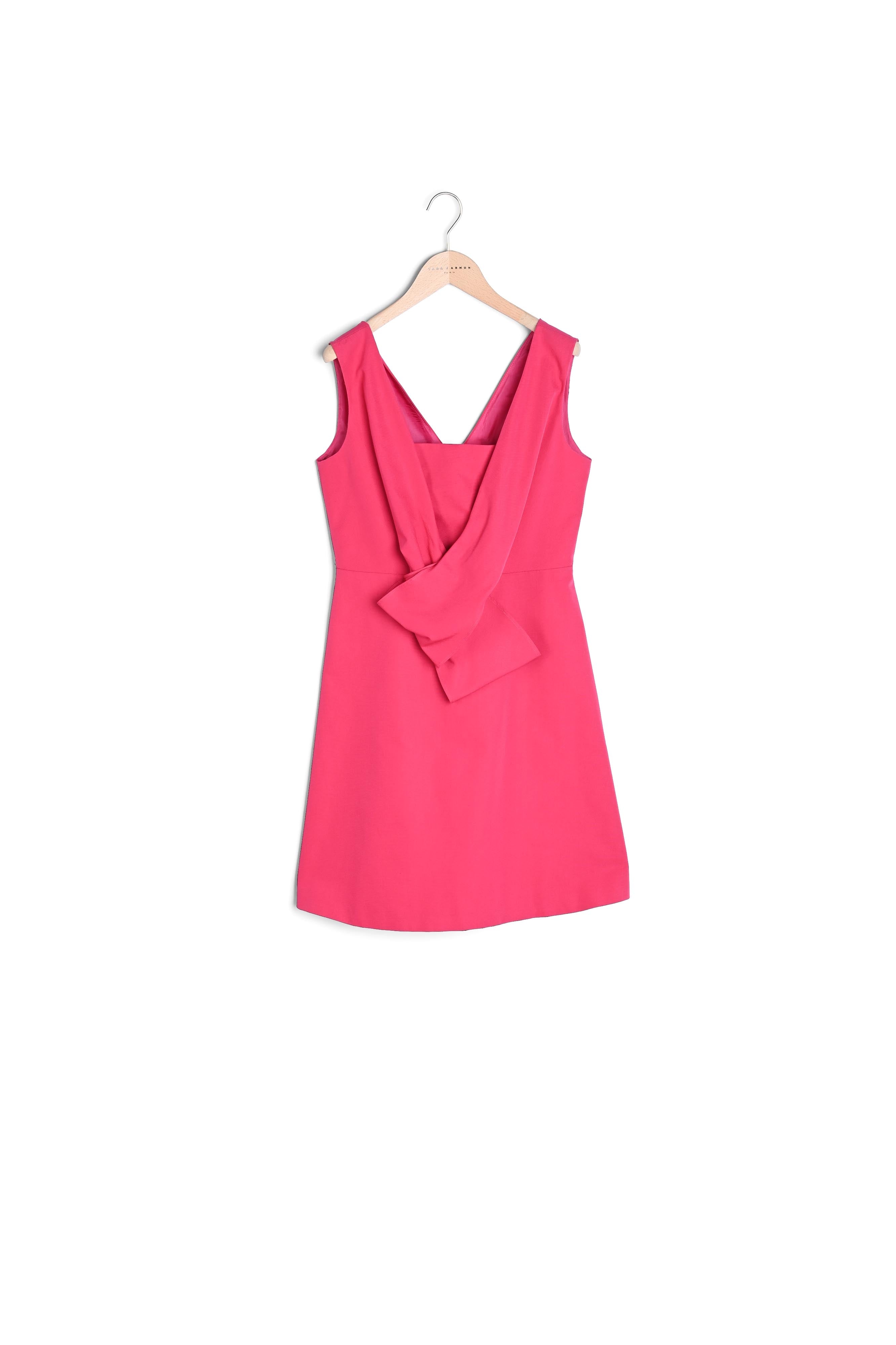 Robe azalée en ottoman avec détail noeud Faume - seconde main