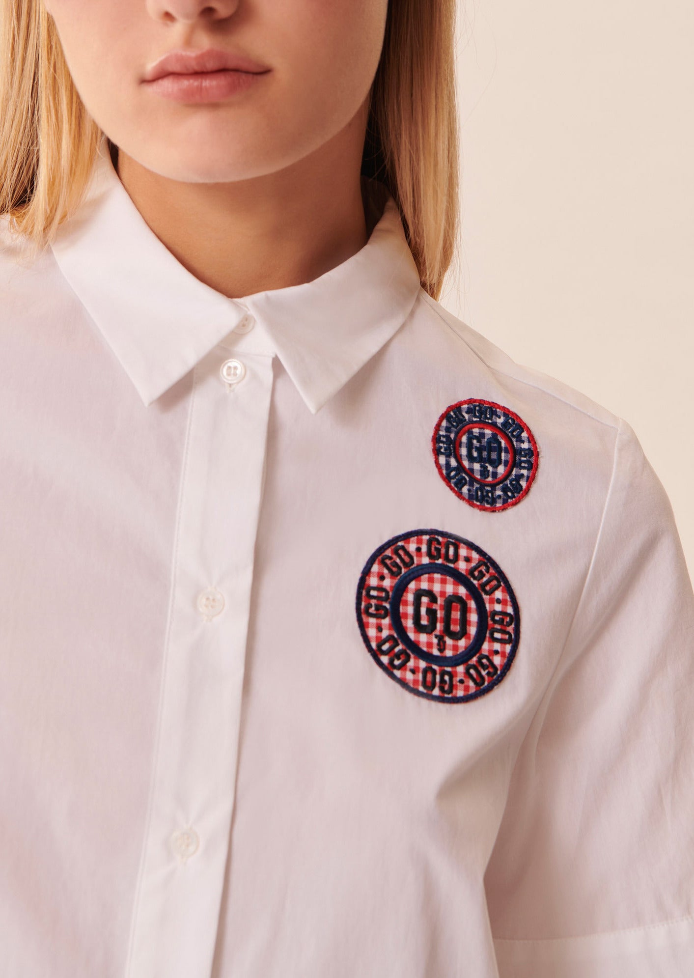 Chemise Cammie blanche en popeline Faume - seconde main