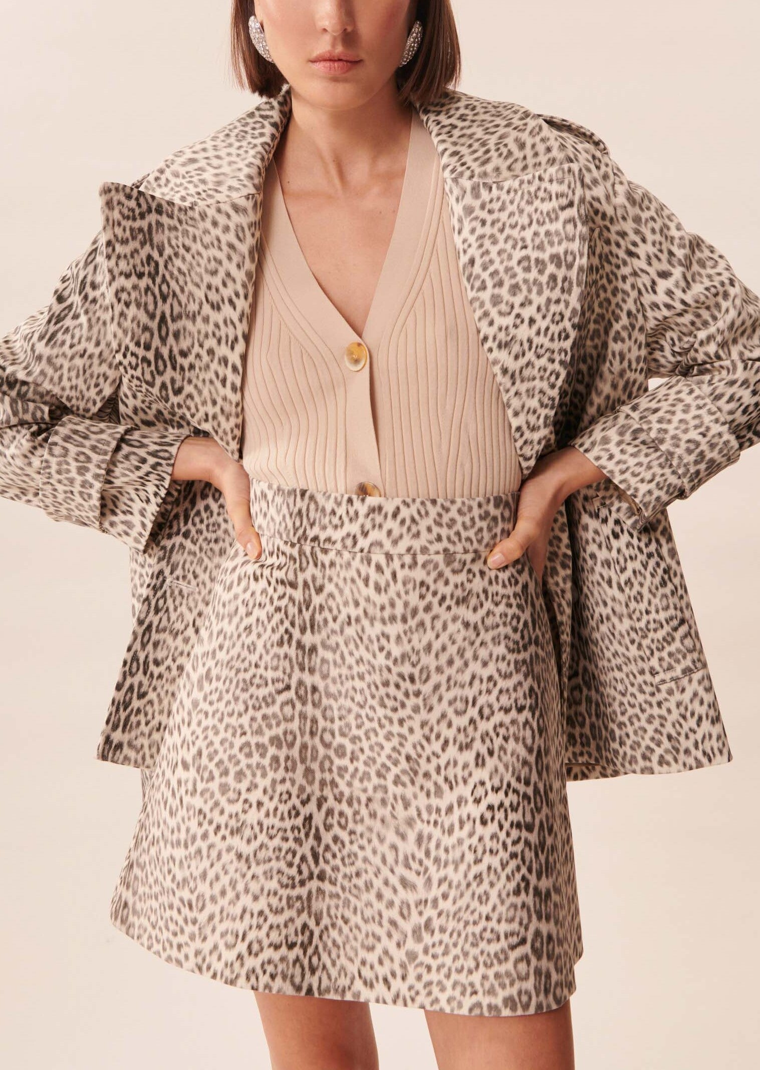 Gilet Gabin beige en coton extrafin Faume - seconde main