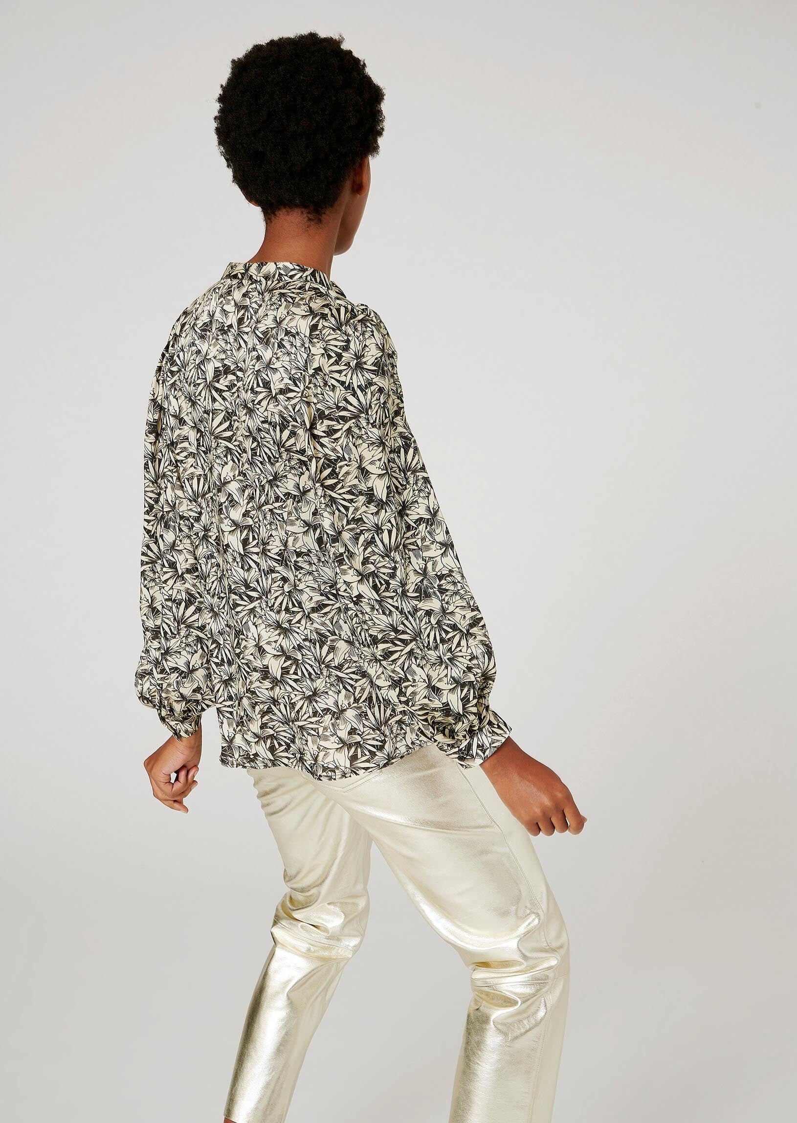 Chemise Tim imprimé orchidées Faume - seconde main