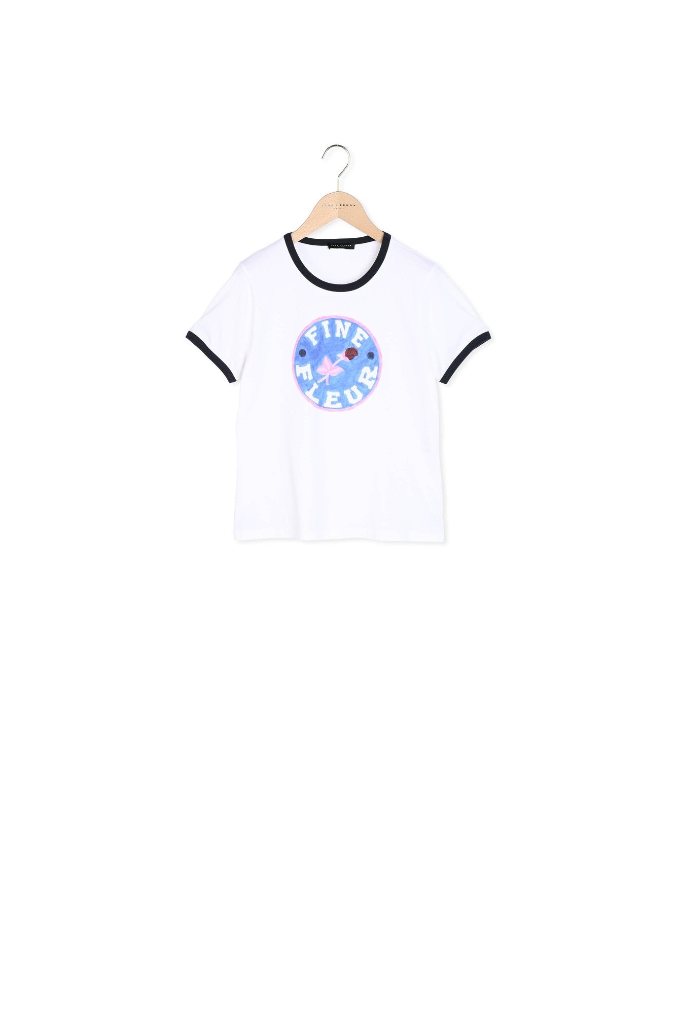 T-shirt Today blanc en coton Faume - seconde main